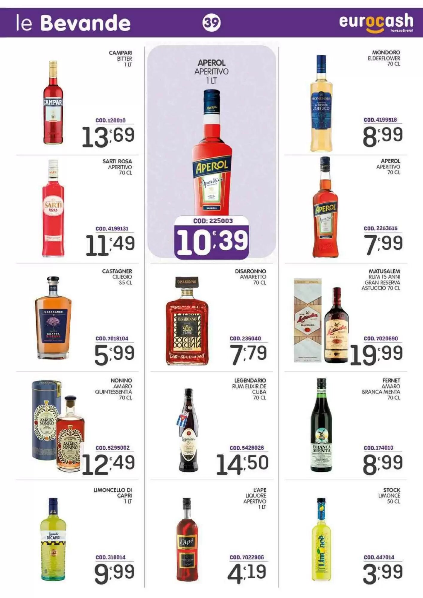Volantino promozionale Eurocash  valide dal 29/06/2026 - Pagina 39.