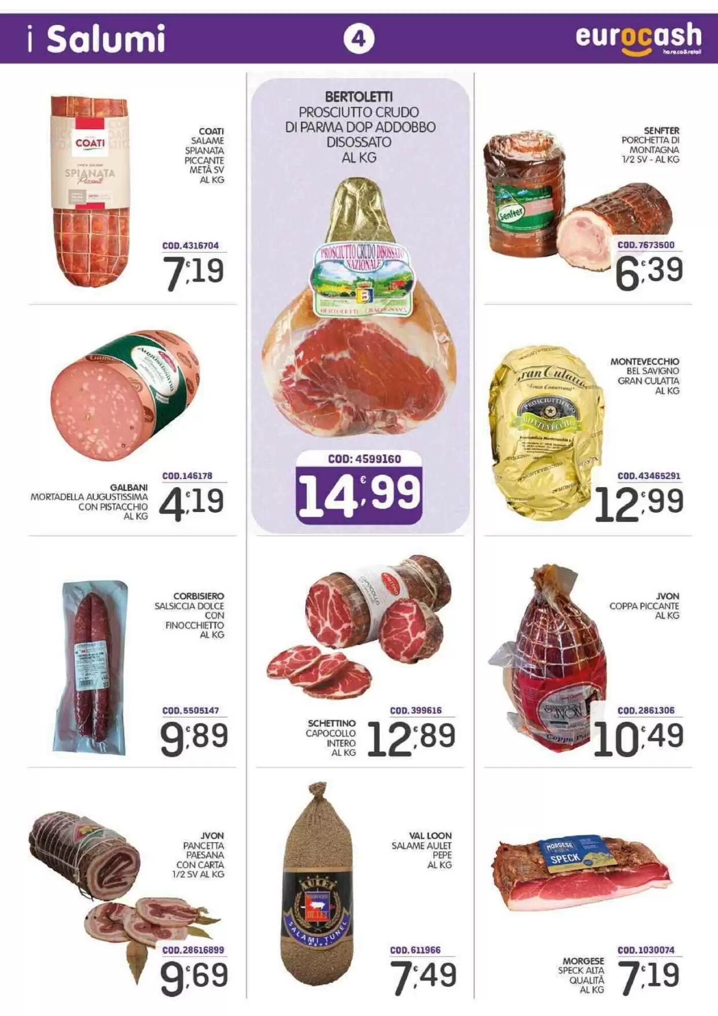 Volantino promozionale Eurocash  valide dal 29/06/2026 - Pagina 4.
