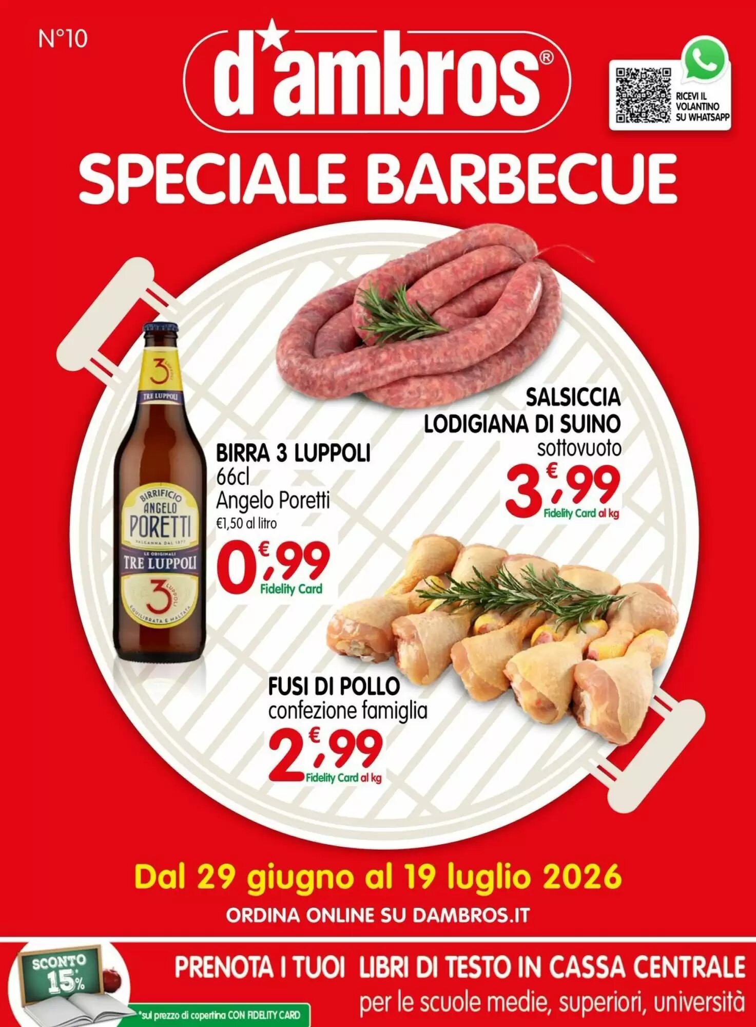 Volantino promozionale D'Ambros valide dal 29/06/2026 - Pagina 1.