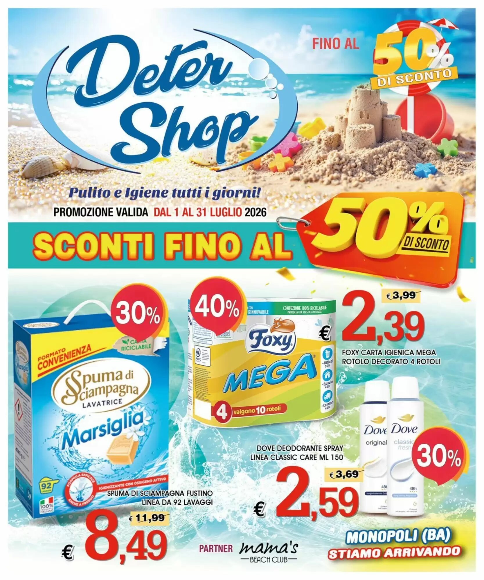 Volantino promozionale Deter Shop  valide dal 01/07/2026 - Pagina 1.