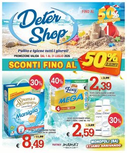 Volantino promozionale Deter Shop valide dal 01/07/2026