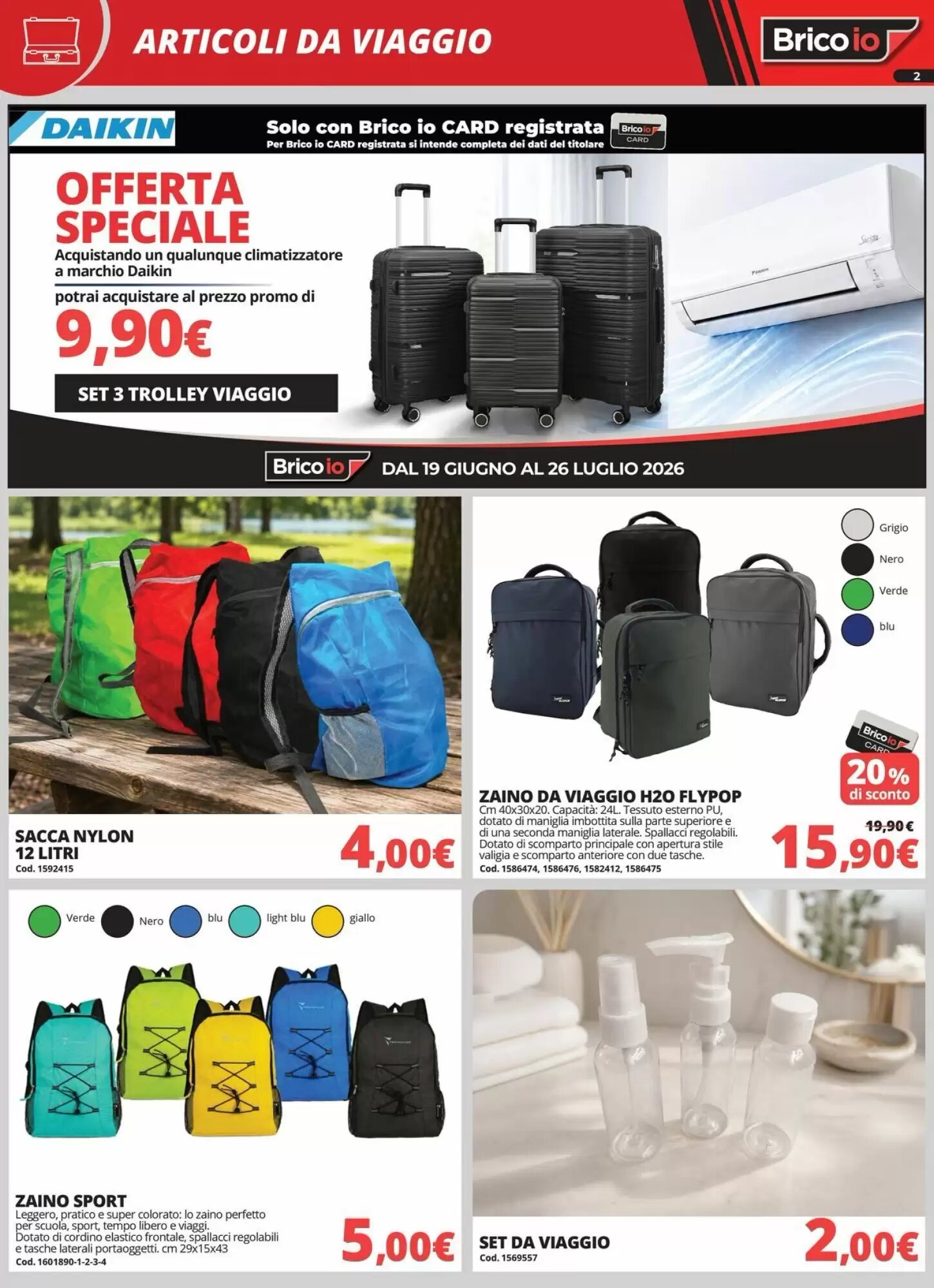 Volantino promozionale Brico Io  valide dal 16/07/2026 - Pagina 2.