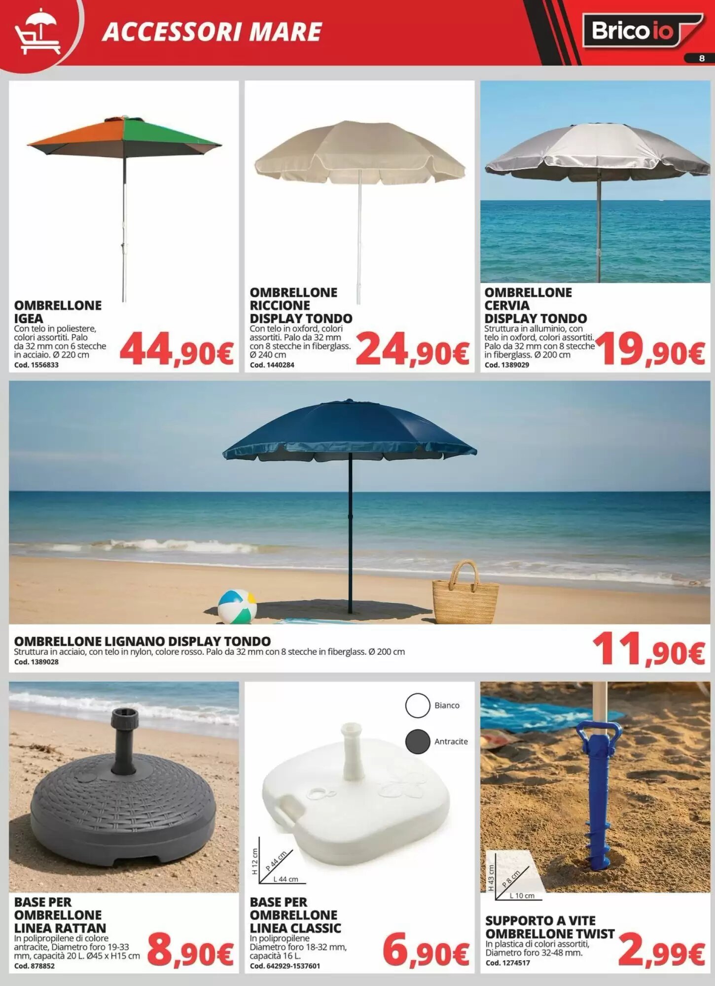 Volantino promozionale Brico Io  valide dal 16/07/2026 - Pagina 8.