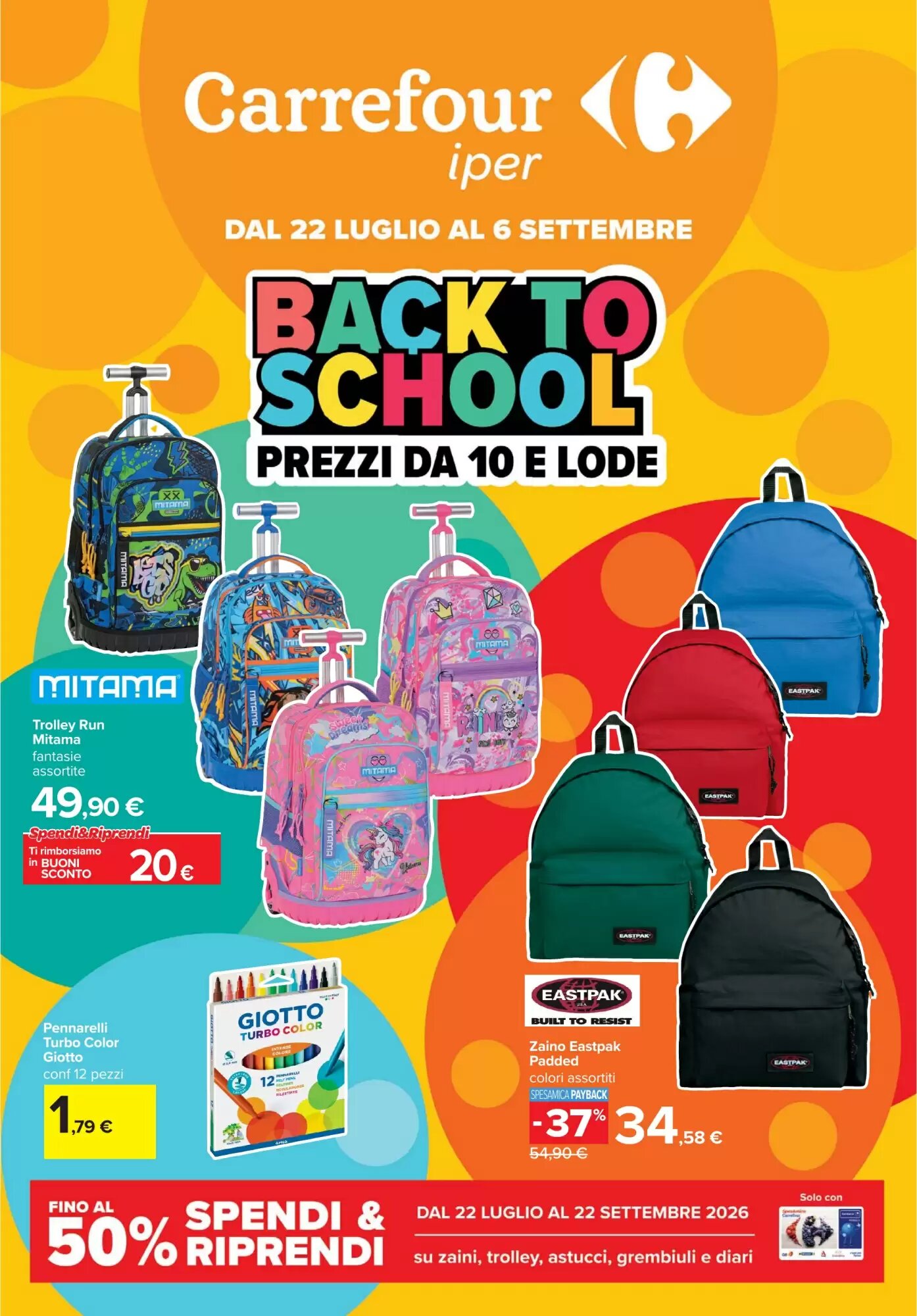 Volantino promozionale Carrefour valide dal 22/07/2026 - Pagina 1.