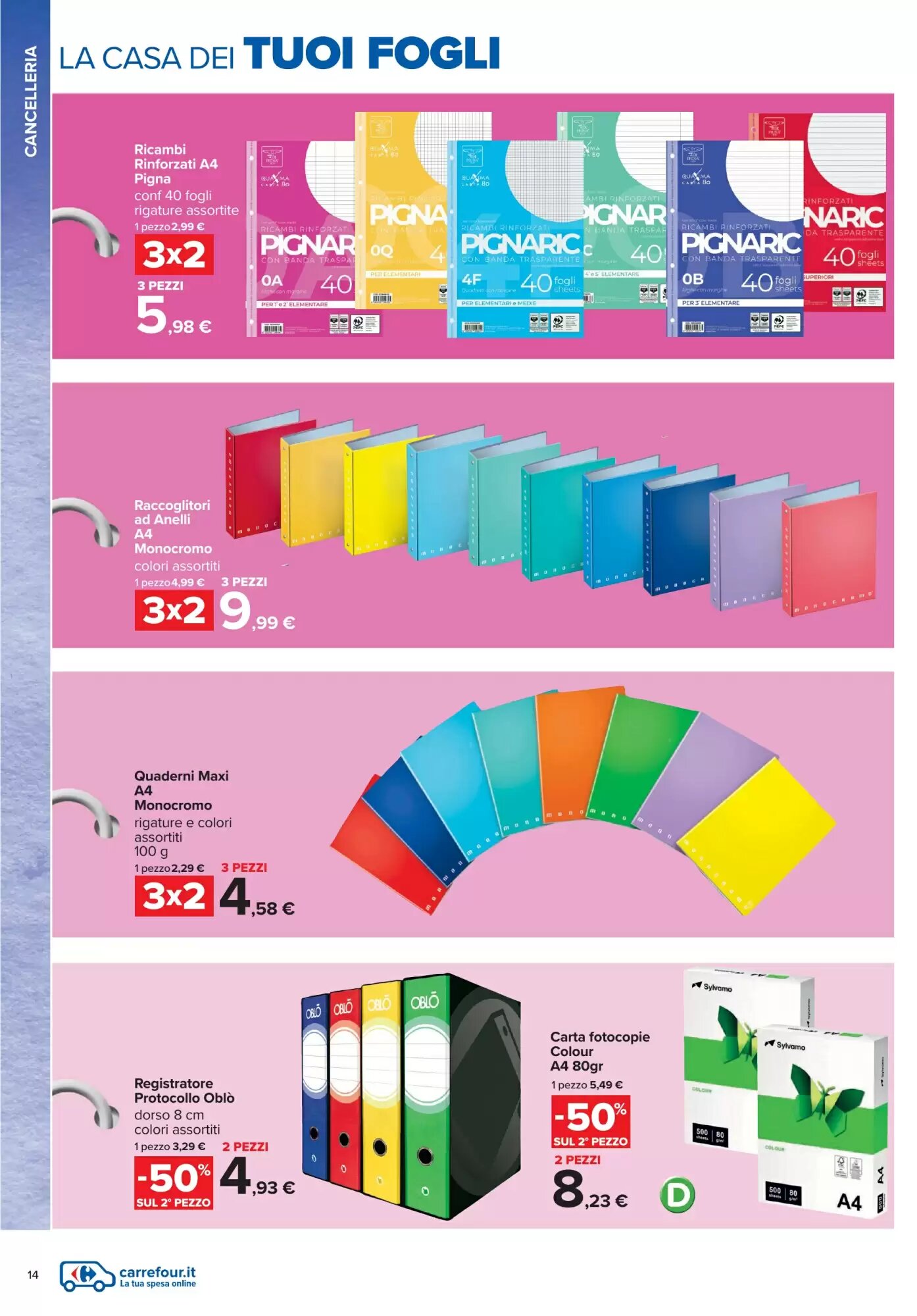 Volantino promozionale Carrefour  valide dal 22/07/2026 - Pagina 14.