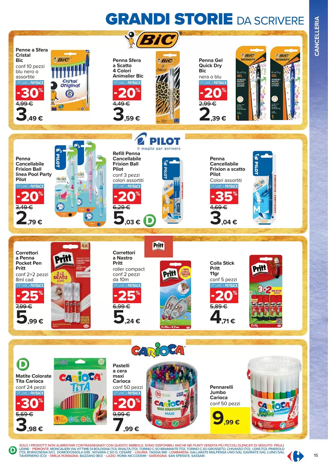 Volantino promozionale Carrefour  valide dal 22/07/2026 - Pagina 15.