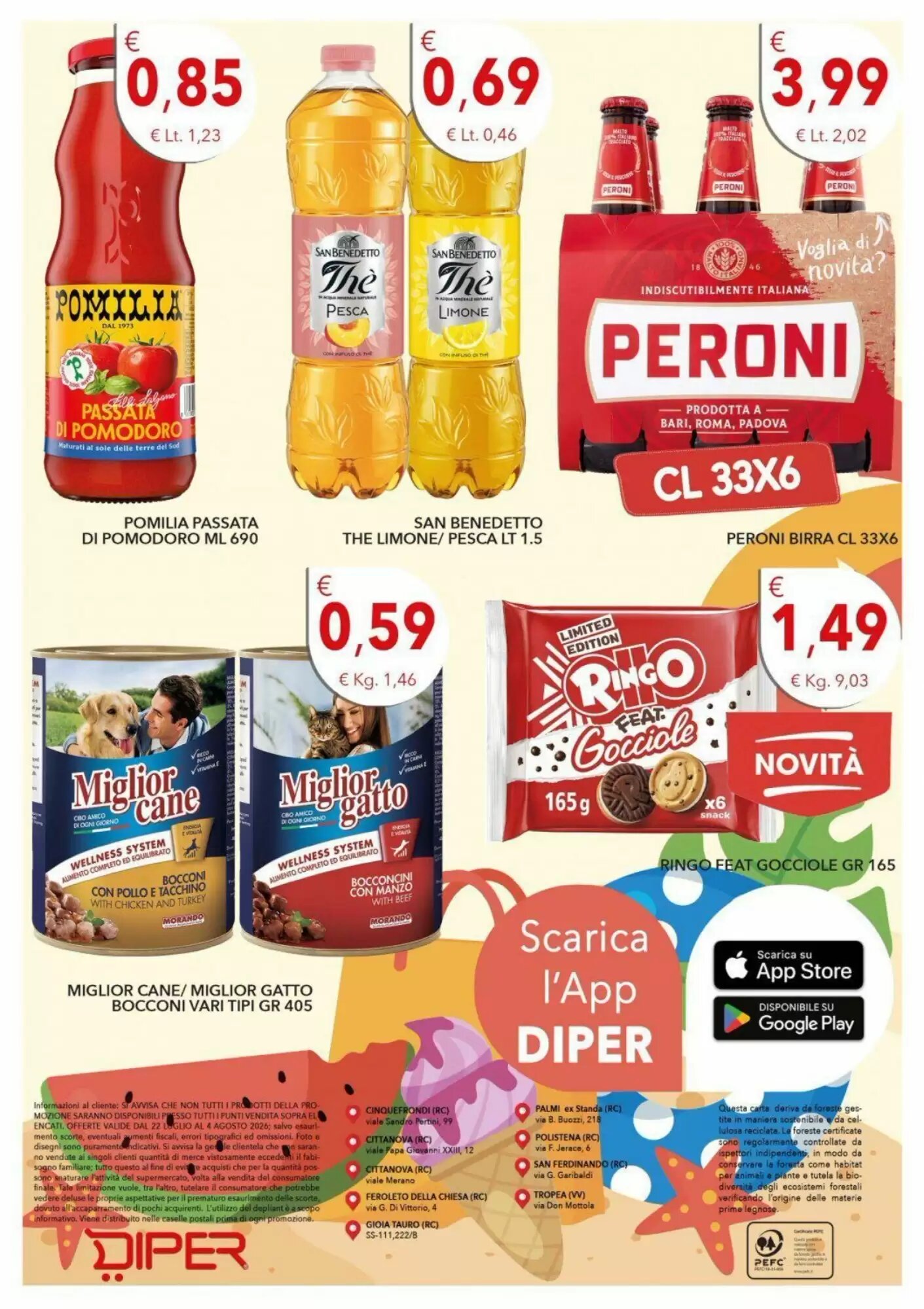 Volantino promozionale Diper  valide dal 22/07/2026 - Pagina 16.