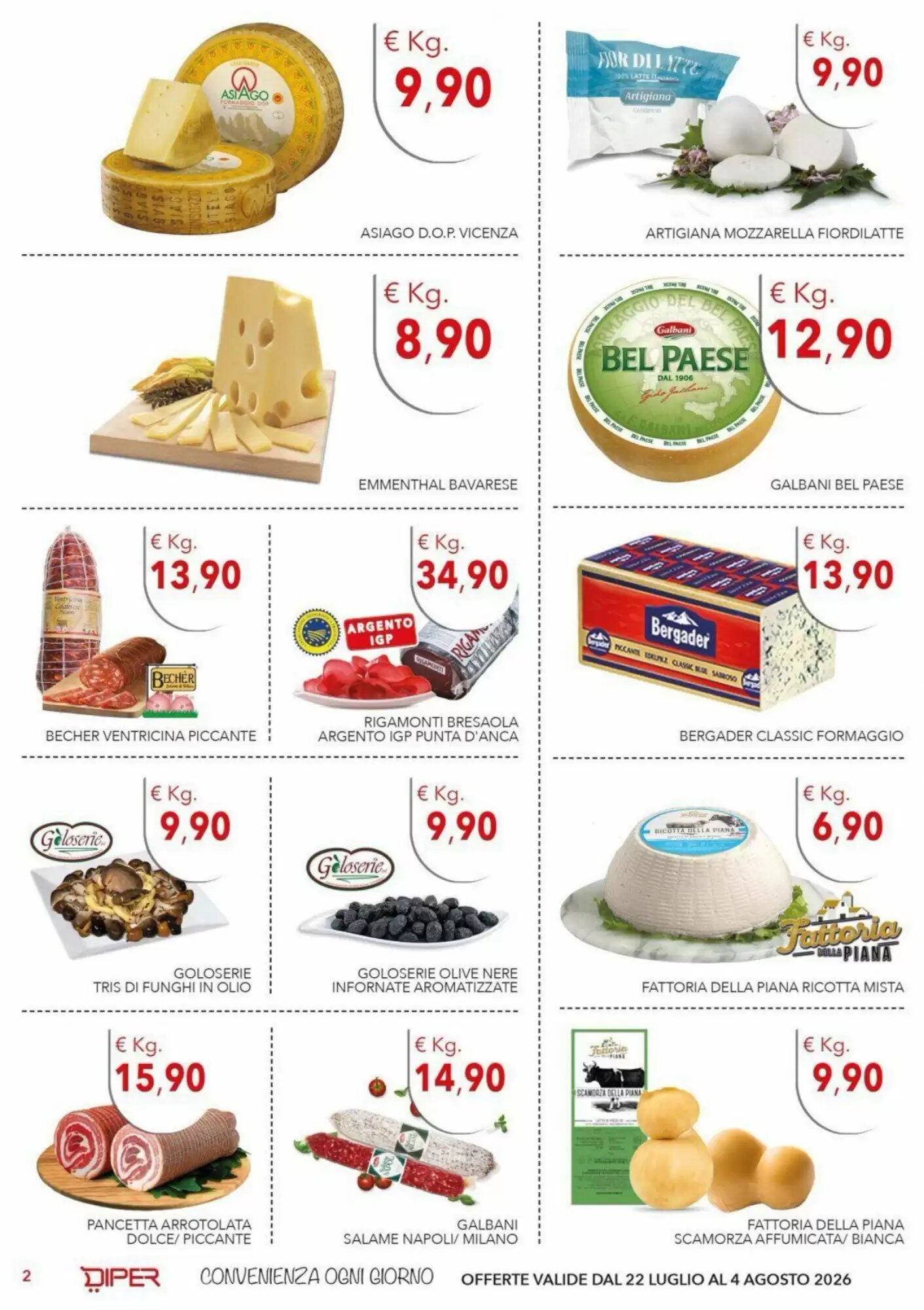 Volantino promozionale Diper  valide dal 22/07/2026 - Pagina 2.