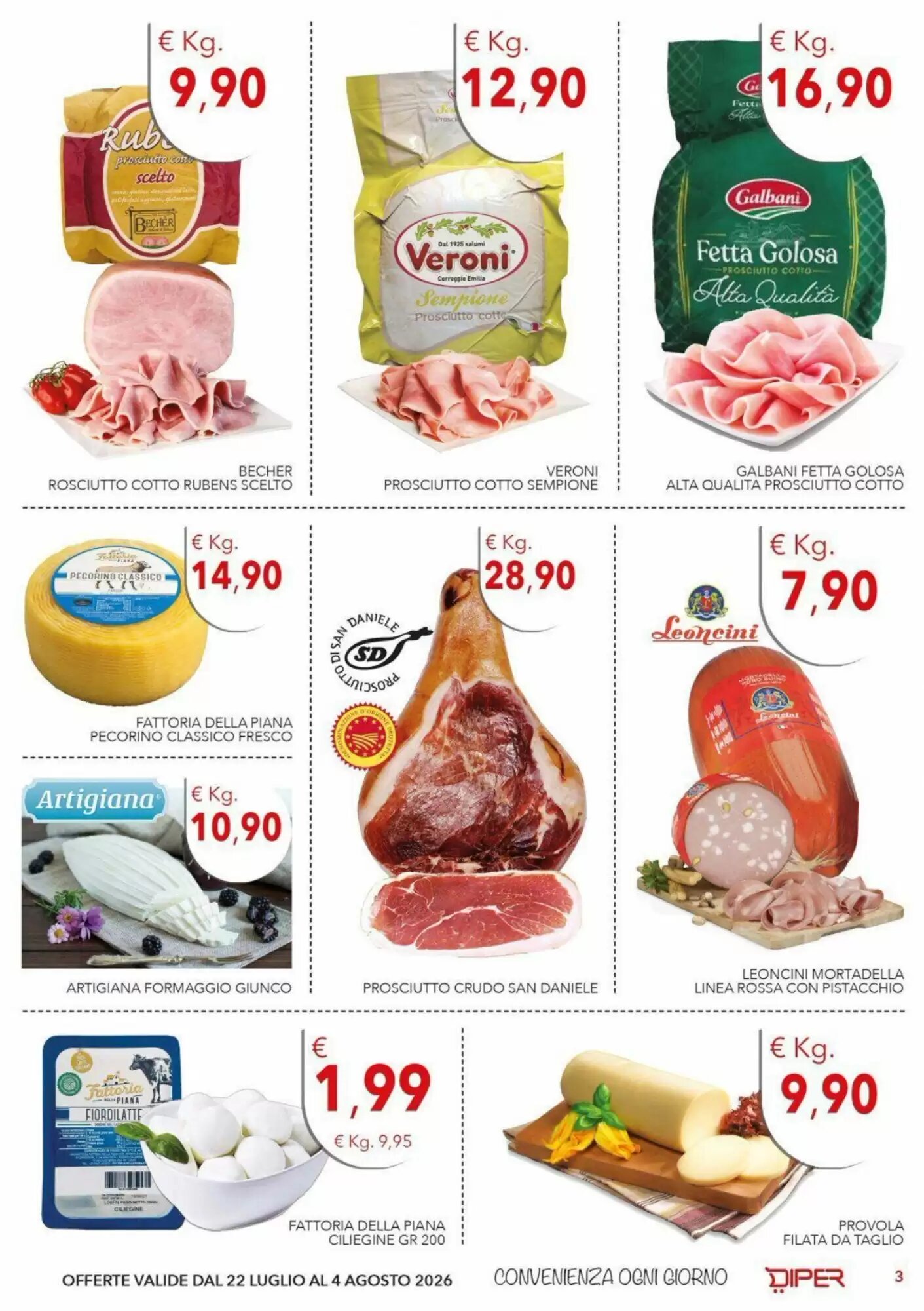 Volantino promozionale Diper  valide dal 22/07/2026 - Pagina 3.