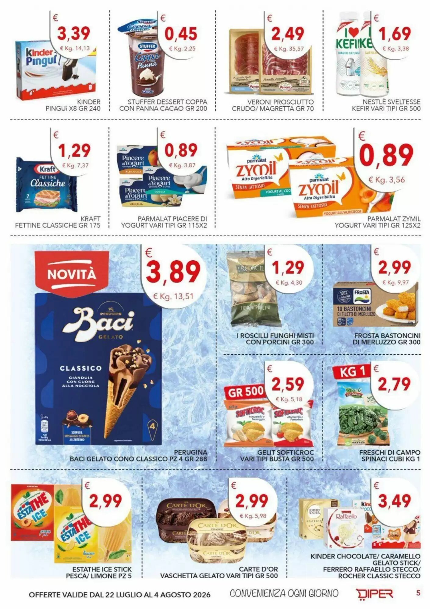 Volantino promozionale Diper  valide dal 22/07/2026 - Pagina 5.