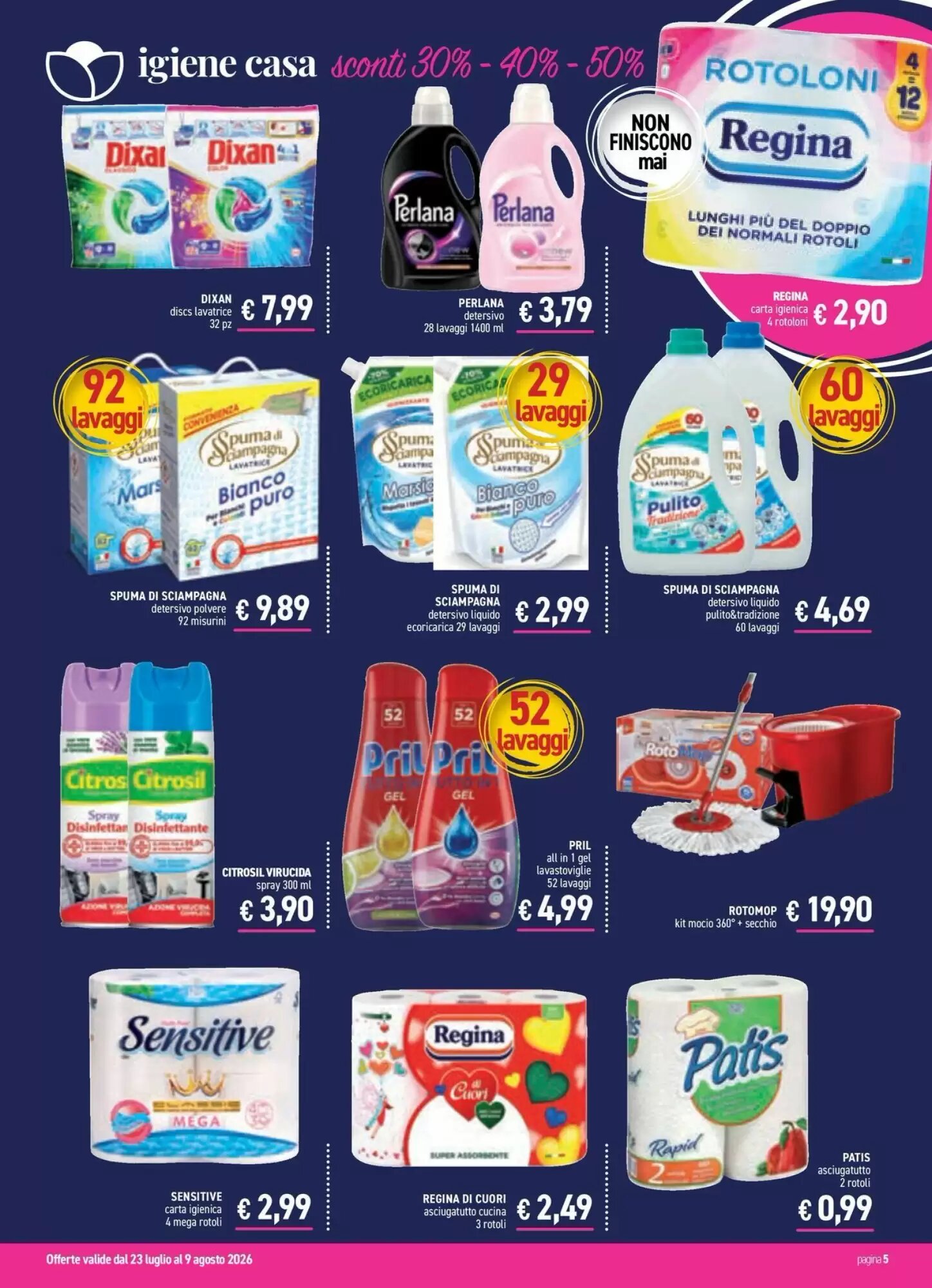 Volantino promozionale Determarket  valide dal 23/07/2026 - Pagina 5.