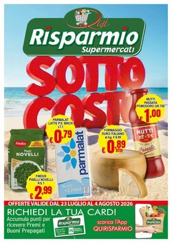 Volantino promozionale Risparmio Supermercati valide dal 23/07/2026