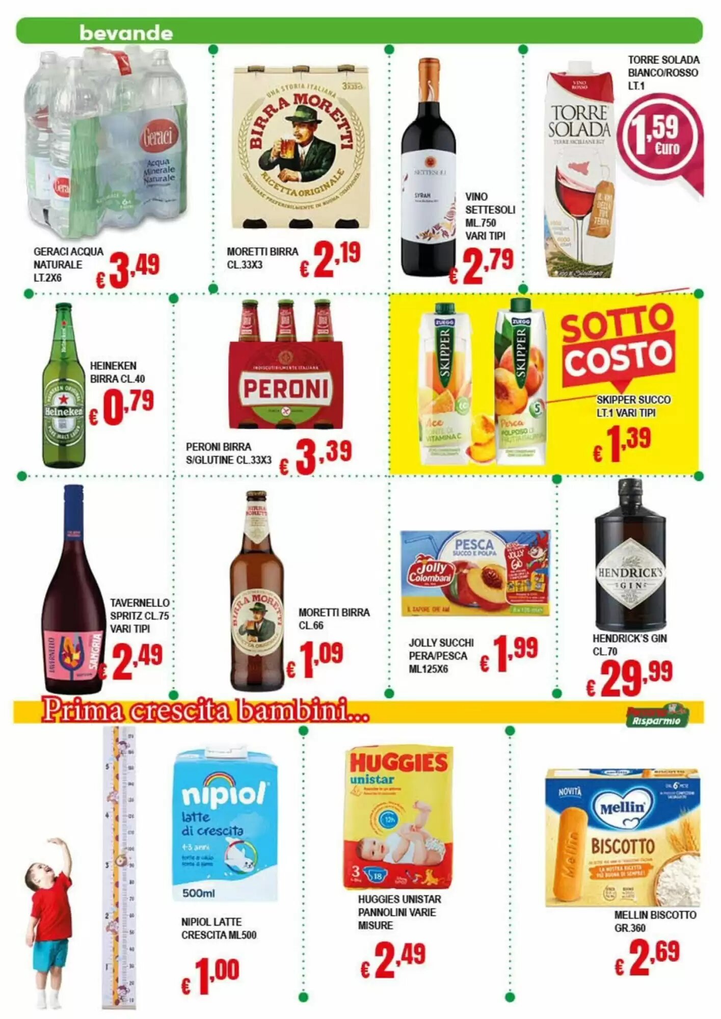 Volantino promozionale Risparmio Supermercati  valide dal 23/07/2026 - Pagina 6.