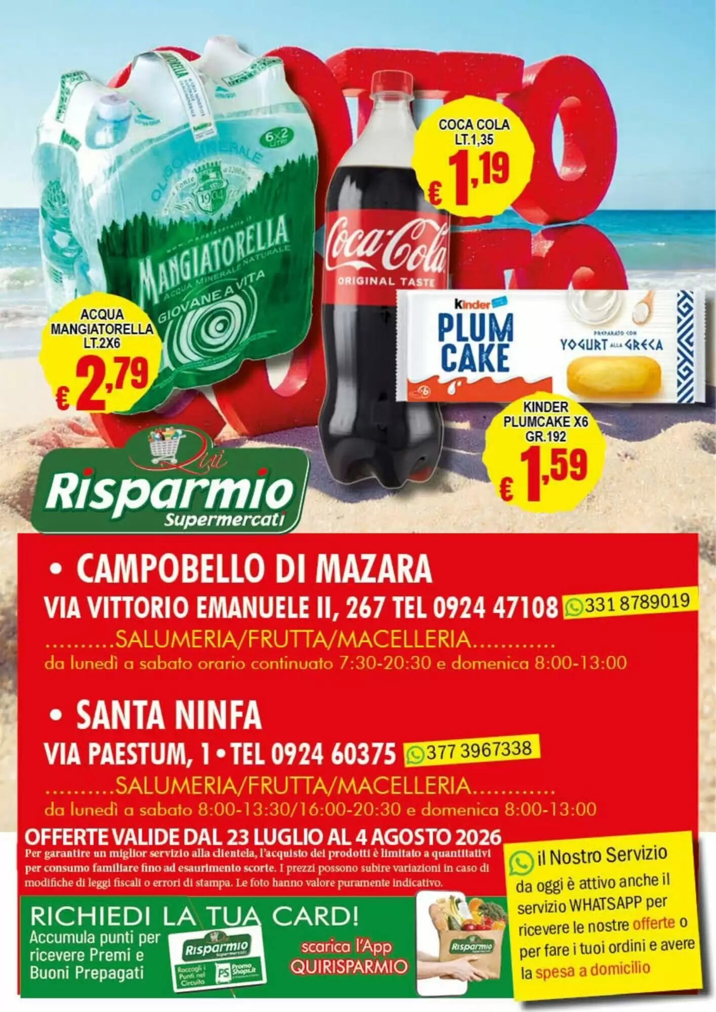 Volantino promozionale Risparmio Supermercati  valide dal 23/07/2026 - Pagina 8.