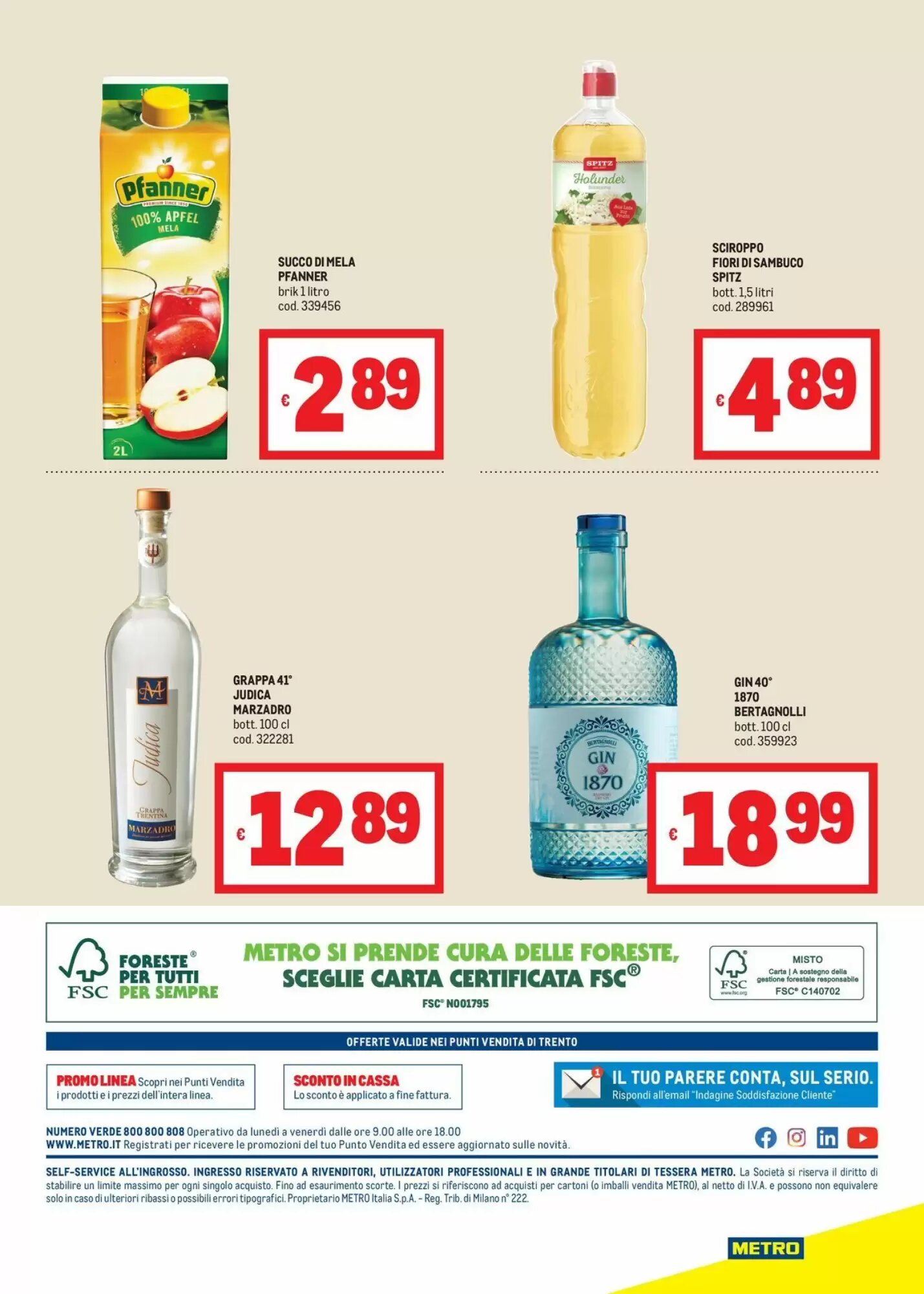 Volantino promozionale Metro  valide dal 23/07/2026 - Pagina 8.