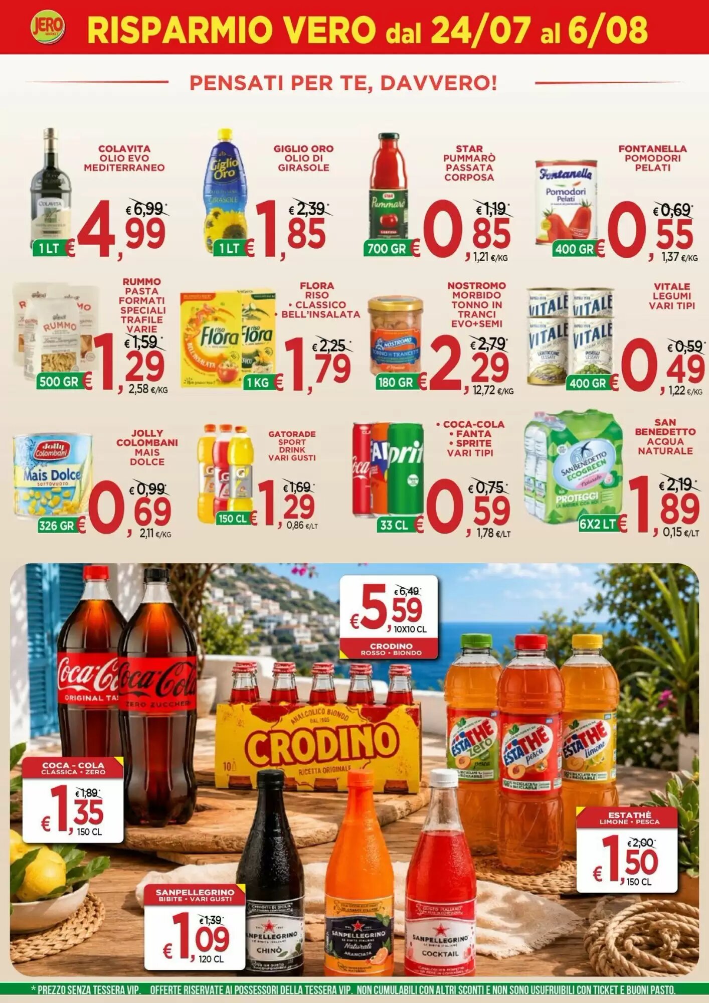 Volantino promozionale Jero Market  valide dal 24/07/2026 - Pagina 1.