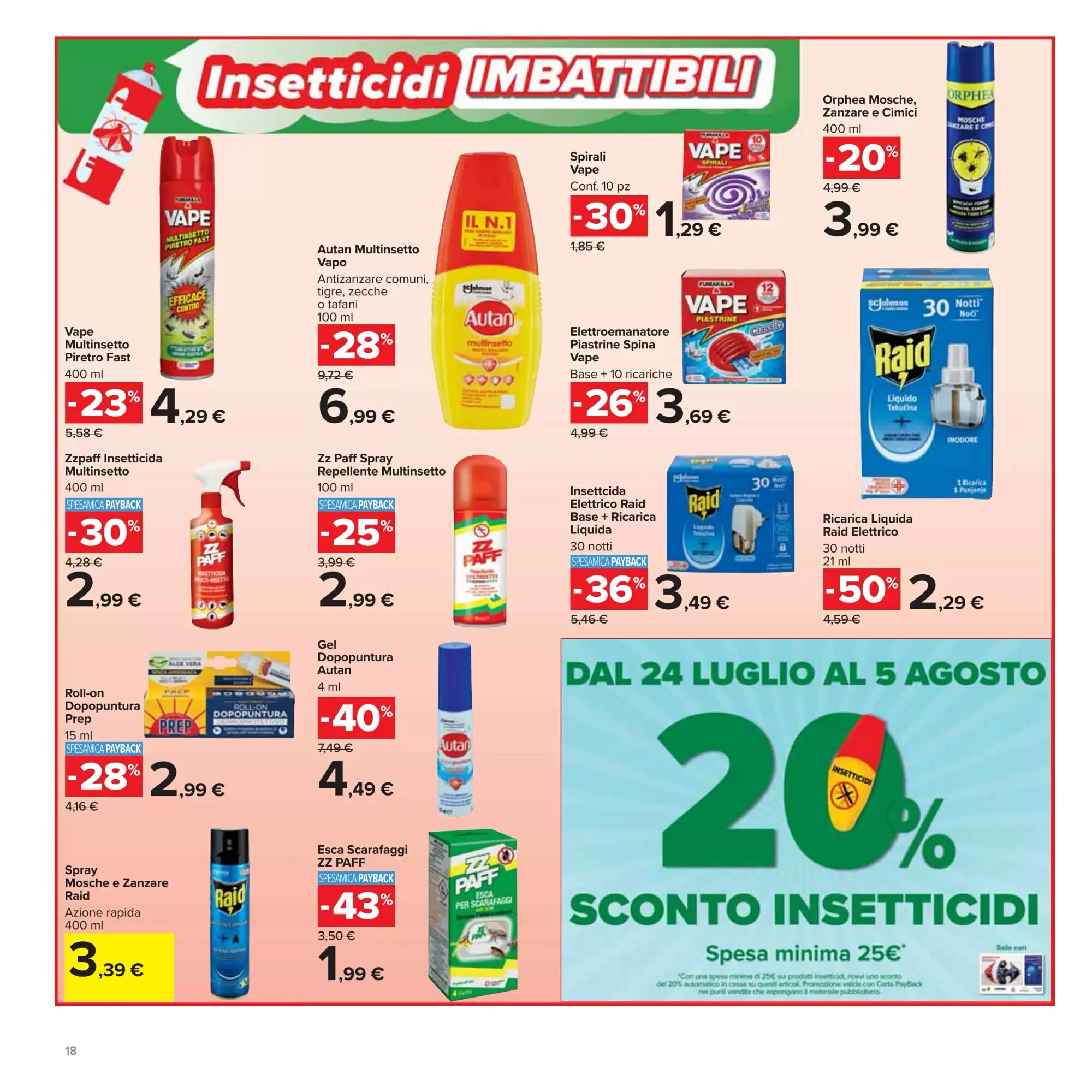 Volantino promozionale Carrefour Market  valide dal 24/07/2026 - Pagina 18.