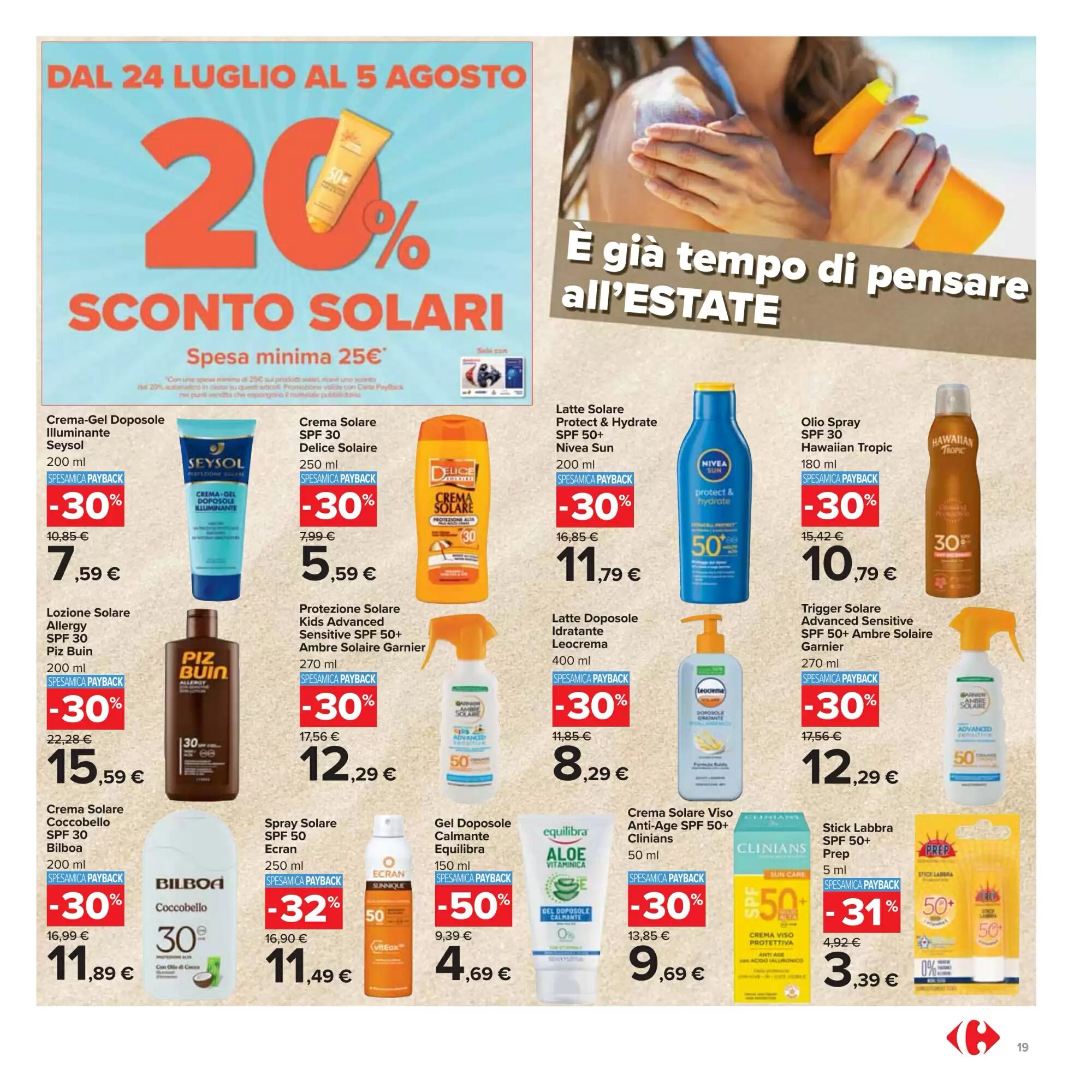 Volantino promozionale Carrefour Market  valide dal 24/07/2026 - Pagina 19.