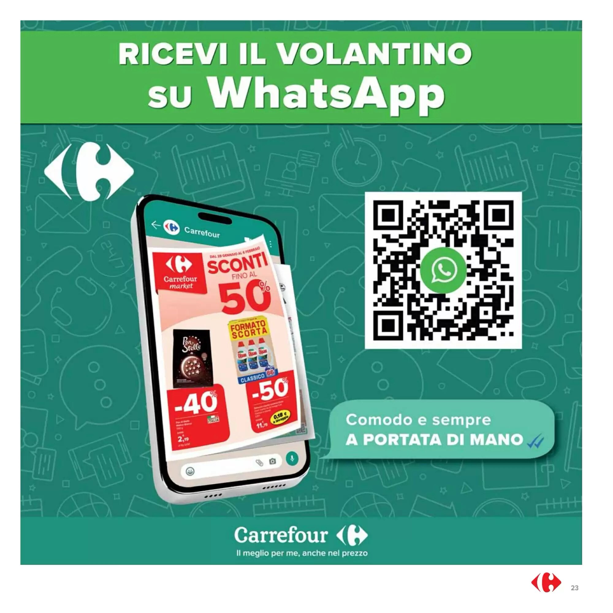 Volantino promozionale Carrefour Market  valide dal 24/07/2026 - Pagina 23.