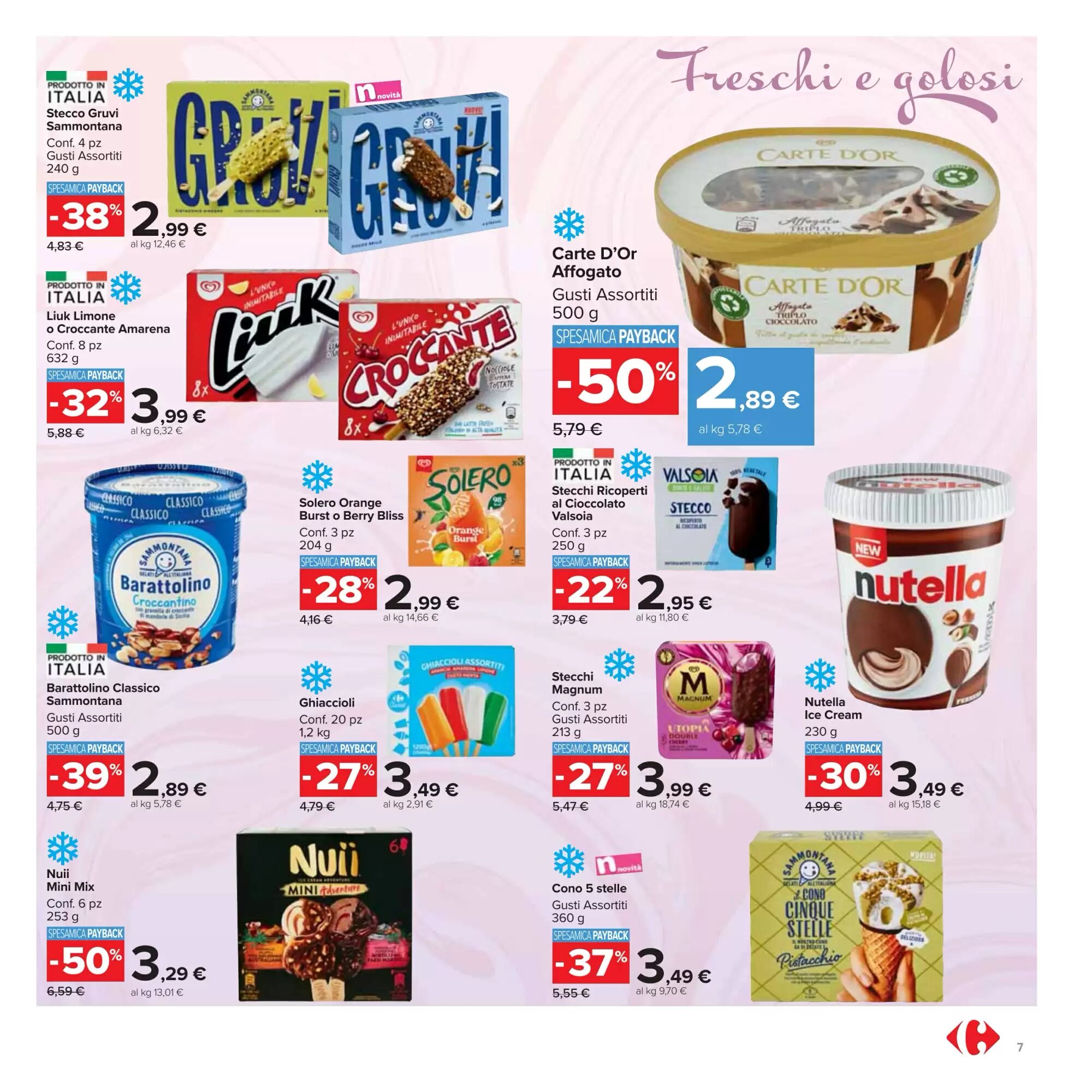 Volantino promozionale Carrefour Market  valide dal 24/07/2026 - Pagina 7.
