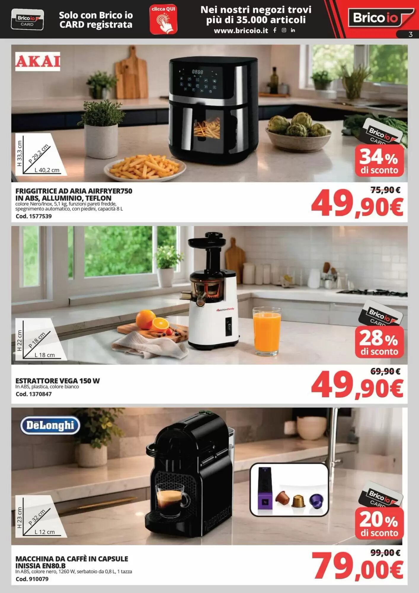 Volantino promozionale Brico Io  valide dal 26/07/2026 - Pagina 3.