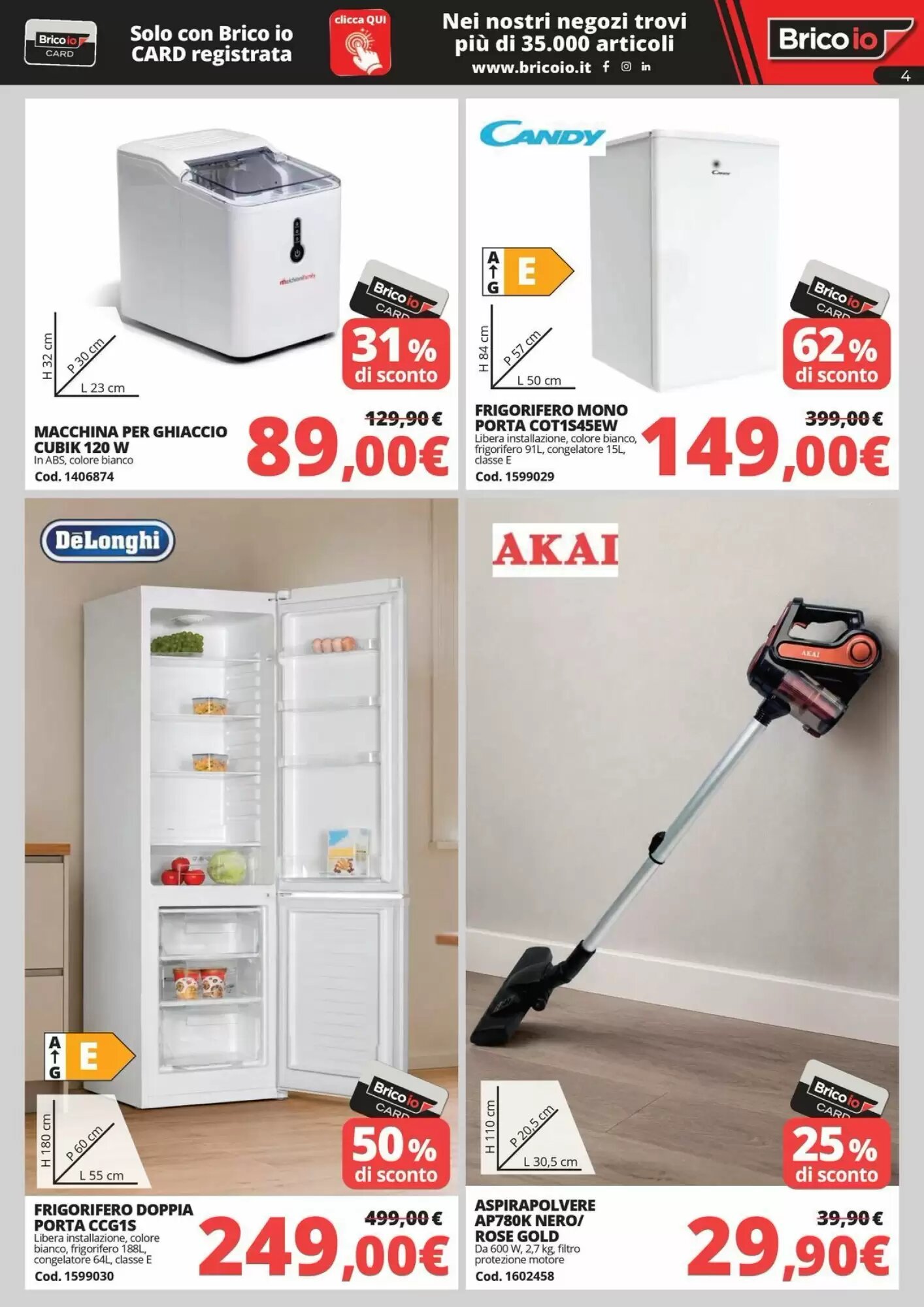 Volantino promozionale Brico Io  valide dal 26/07/2026 - Pagina 4.