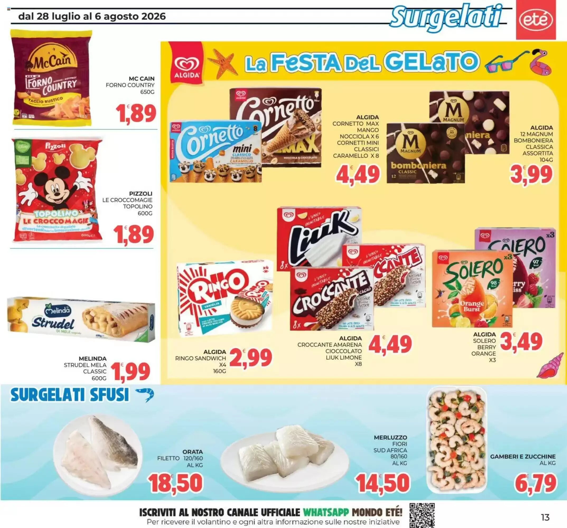 Volantino promozionale Eté  valide dal 28/07/2026 - Pagina 13.