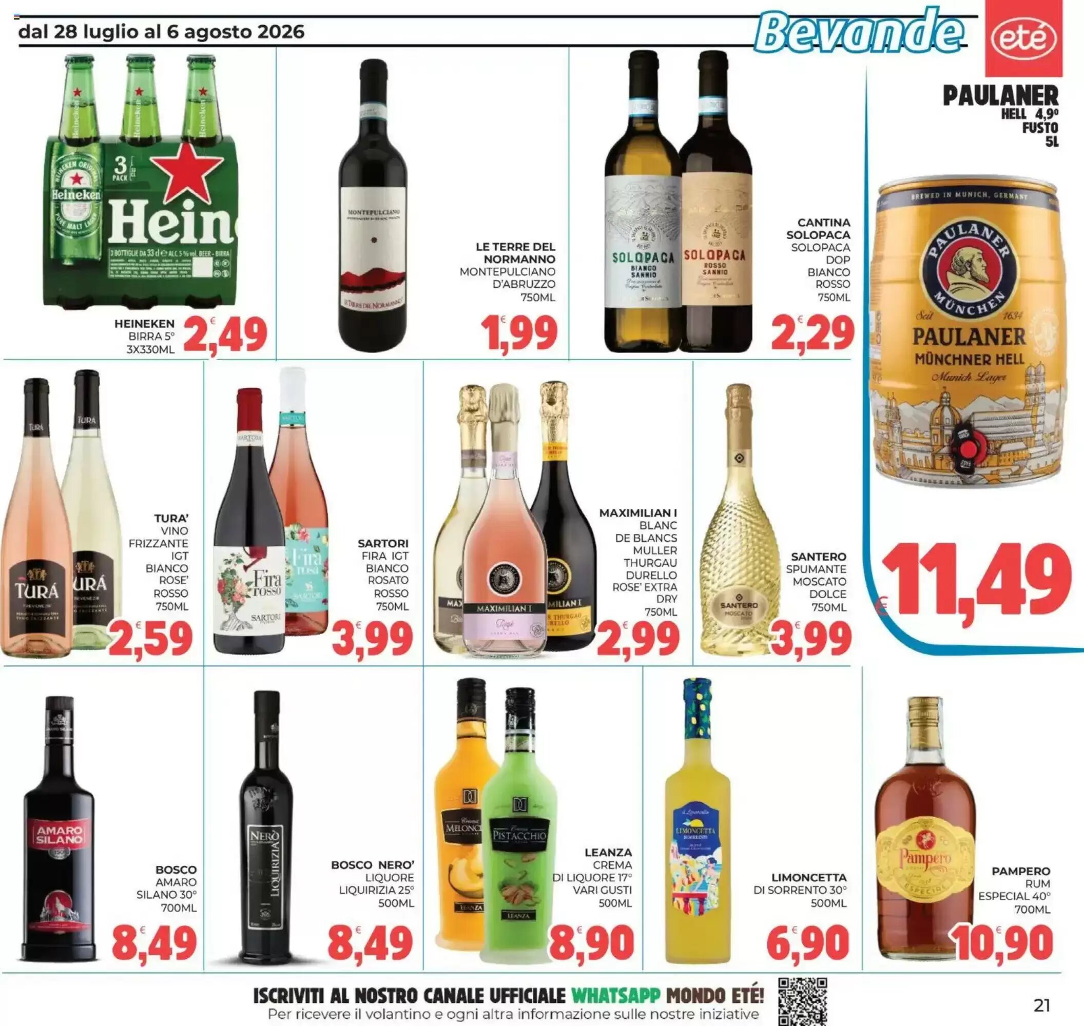 Volantino promozionale Eté  valide dal 28/07/2026 - Pagina 21.
