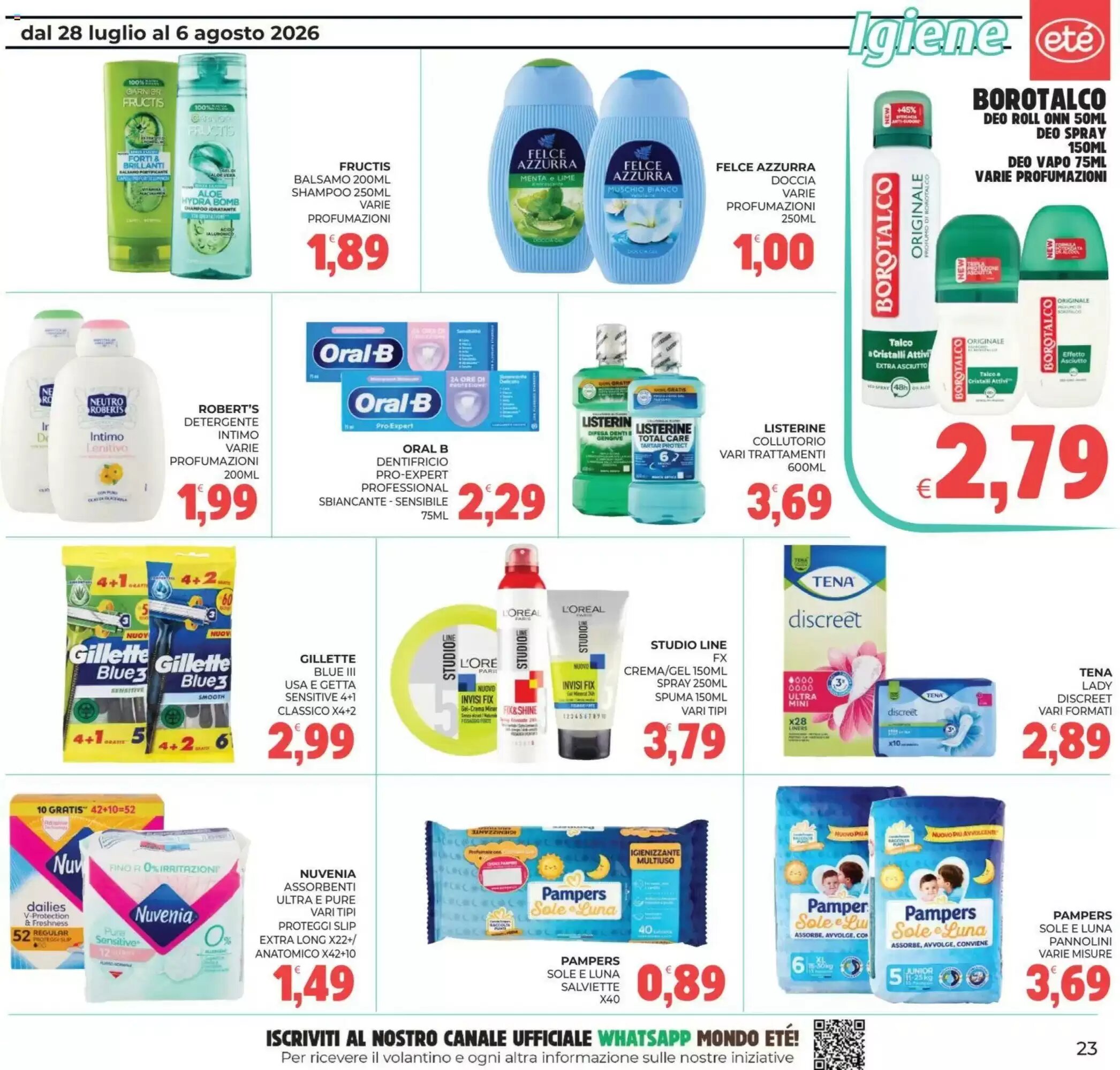 Volantino promozionale Eté  valide dal 28/07/2026 - Pagina 23.