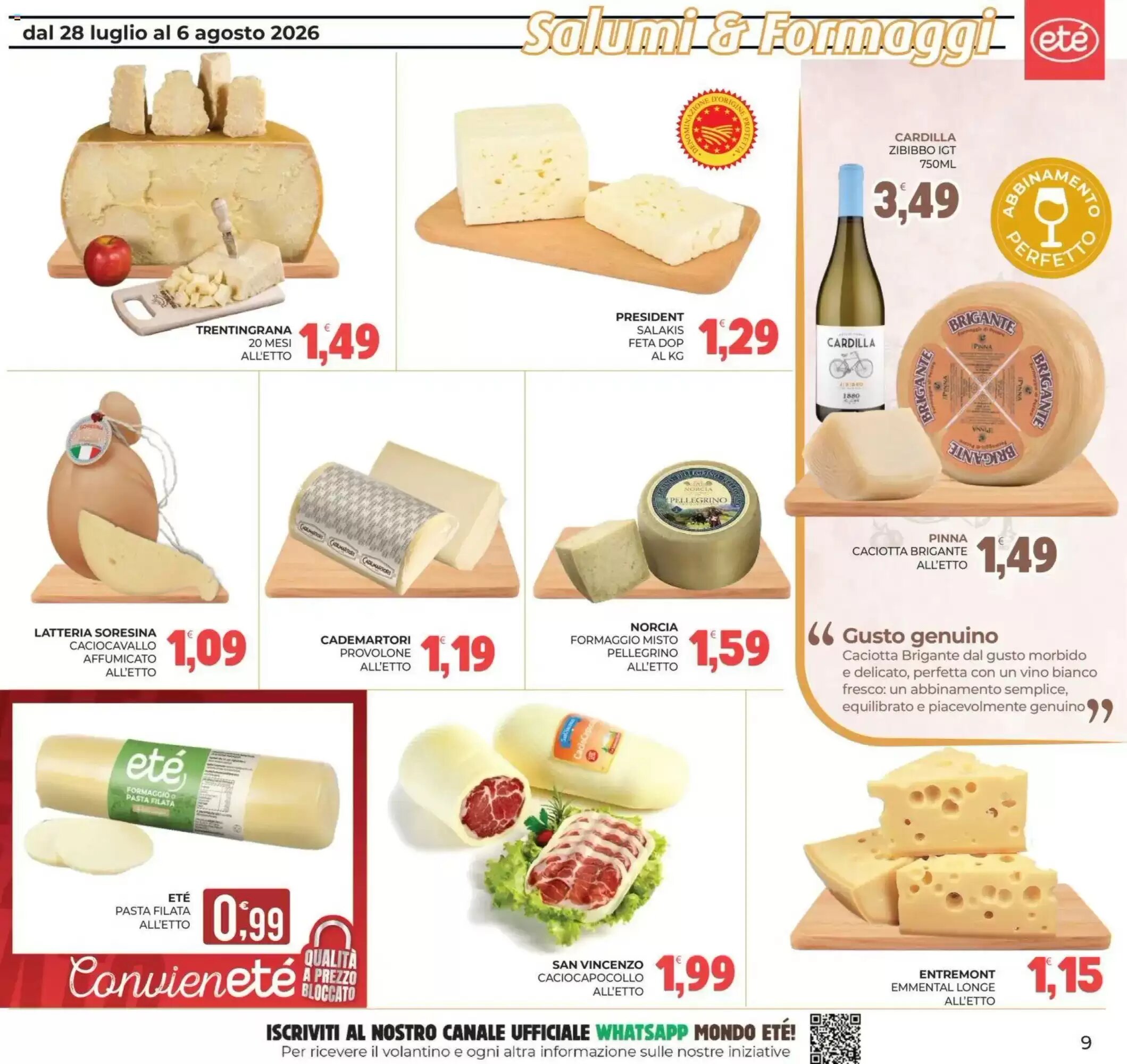 Volantino promozionale Eté  valide dal 28/07/2026 - Pagina 9.