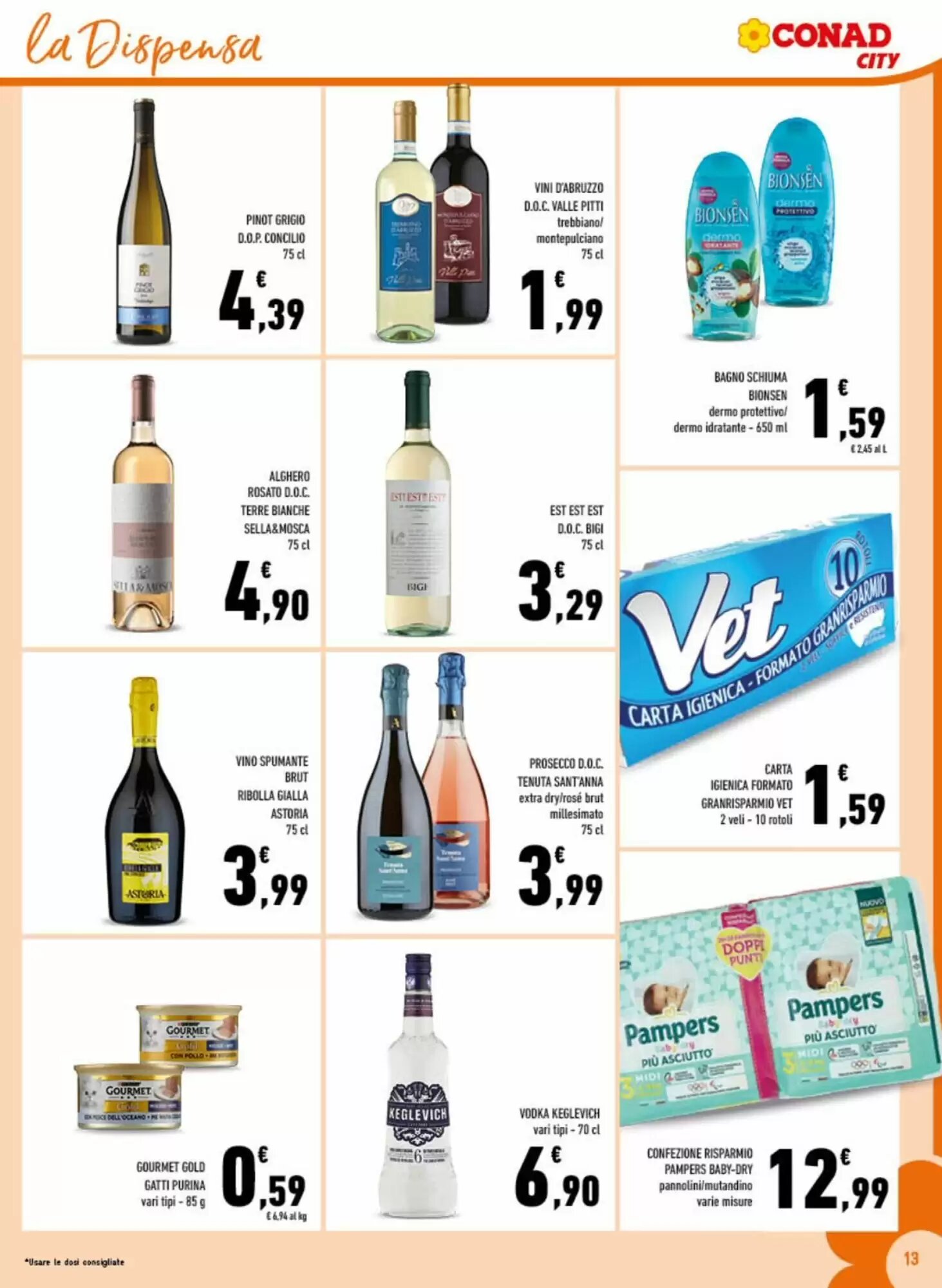 Volantino promozionale Conad City  valide dal 29/07/2026 - Pagina 13.