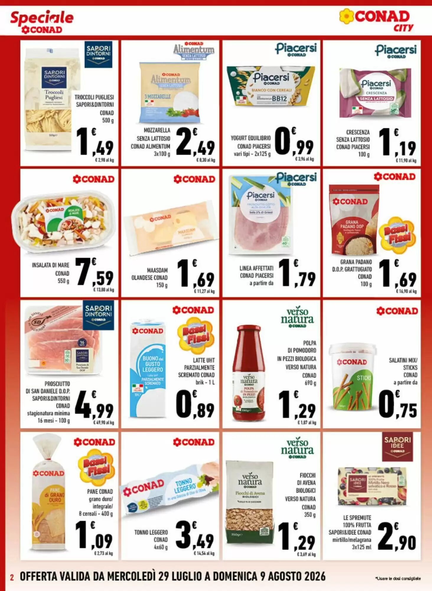 Volantino promozionale Conad City  valide dal 29/07/2026 - Pagina 2.