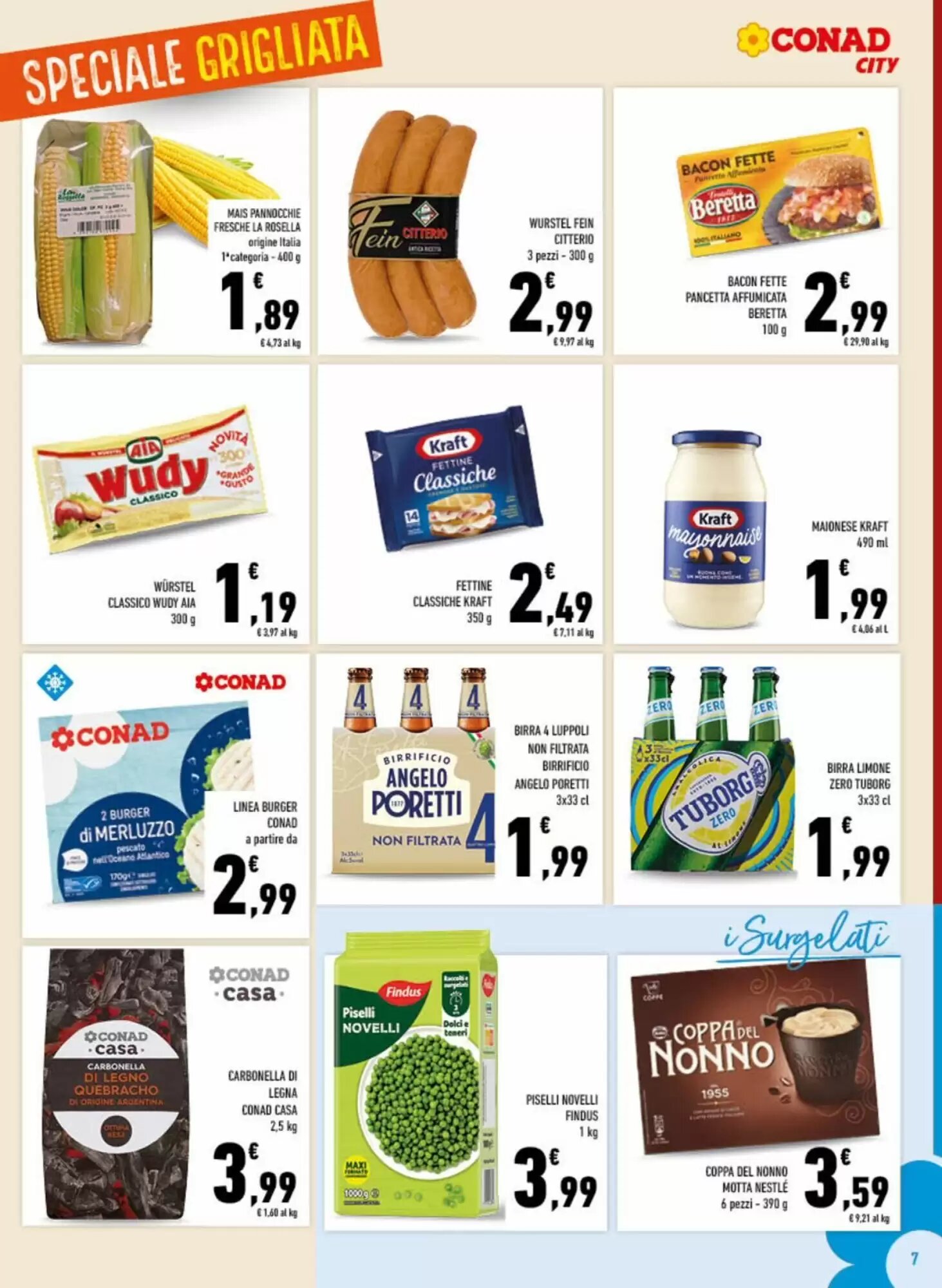 Volantino promozionale Conad City  valide dal 29/07/2026 - Pagina 7.
