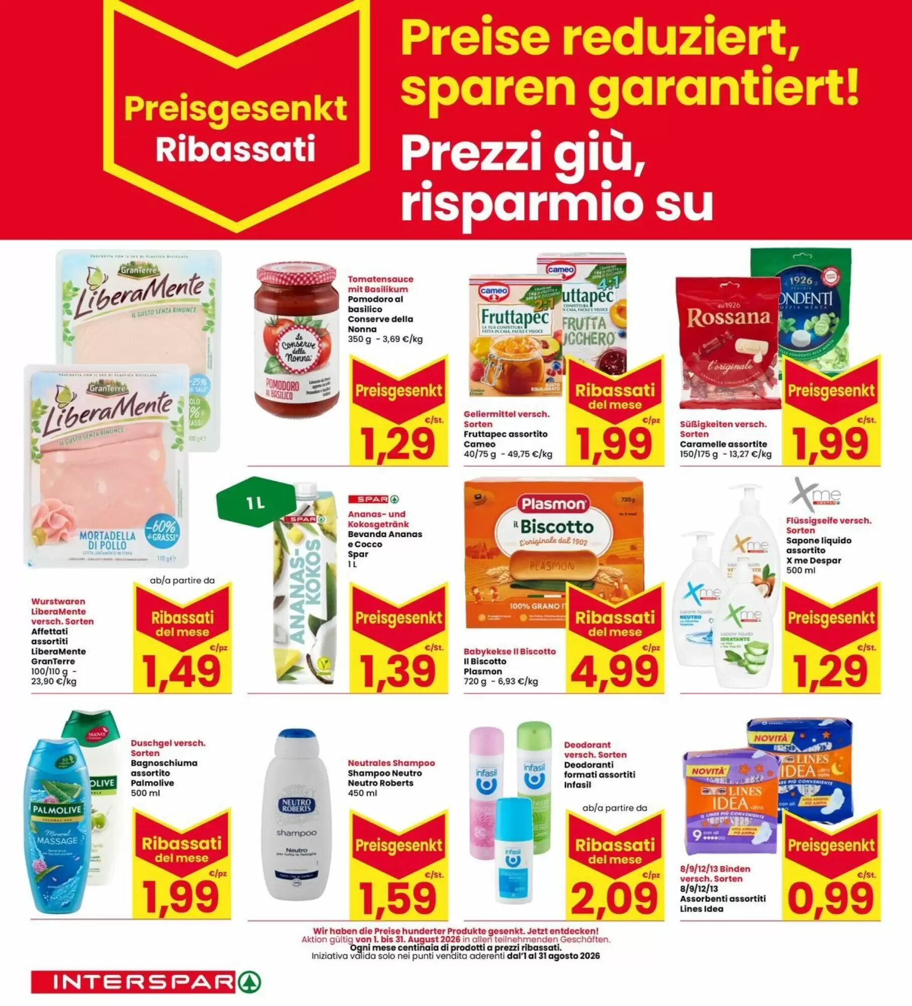 Volantino promozionale Interspar  valide dal 10/08/2026 - Pagina 26.
