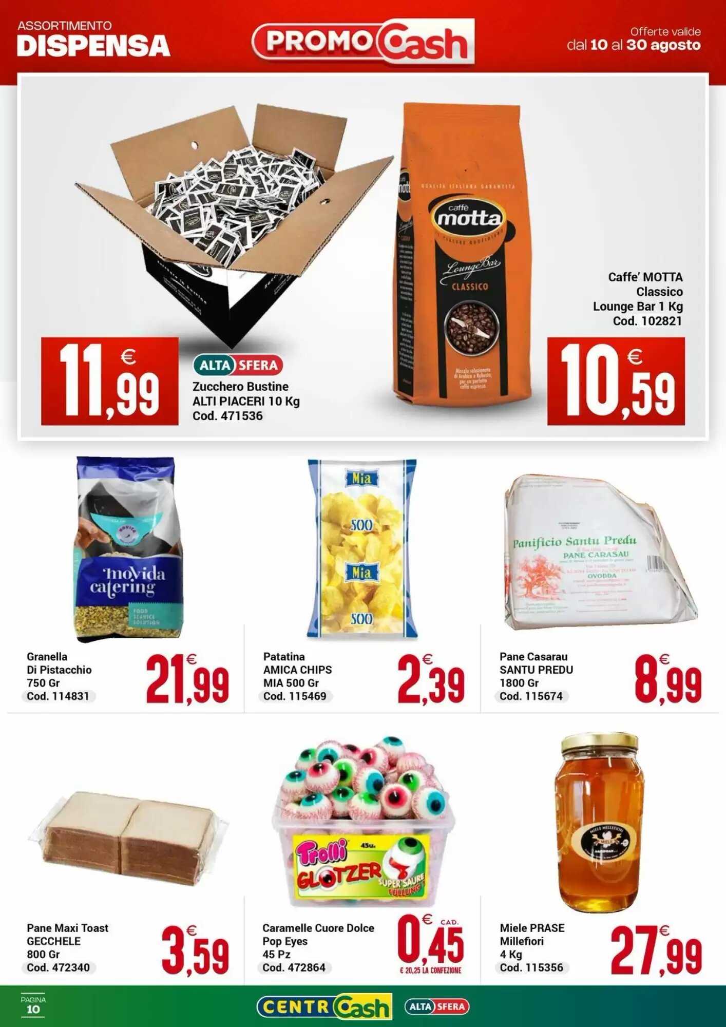Volantino promozionale Centro Cash  valide dal 10/08/2026 - Pagina 10.