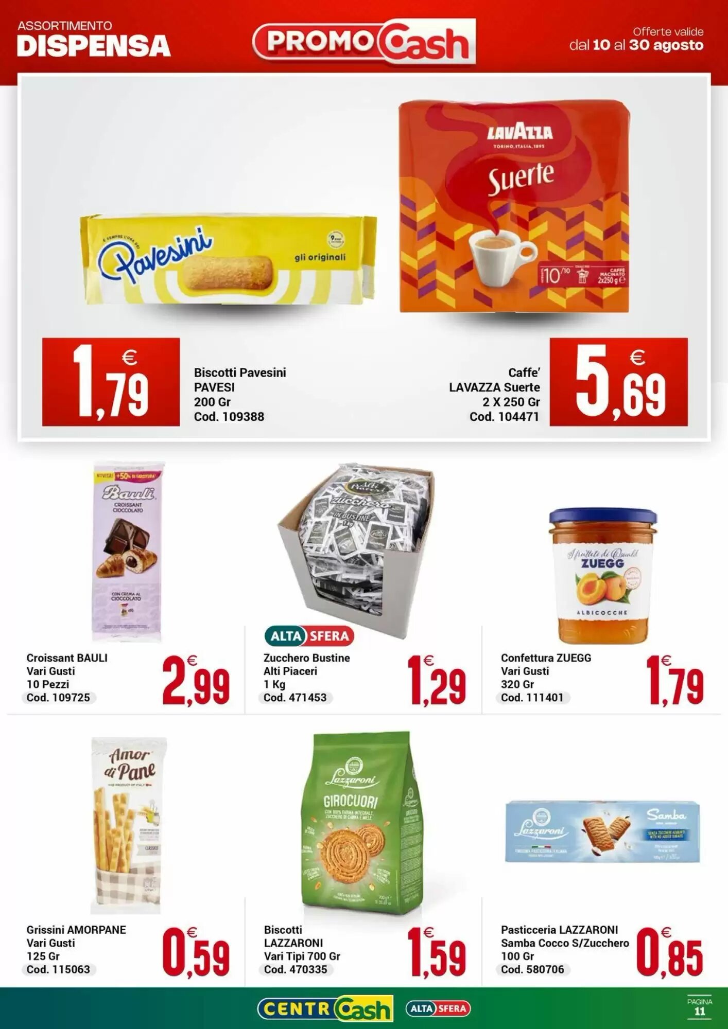 Volantino promozionale Centro Cash  valide dal 10/08/2026 - Pagina 11.
