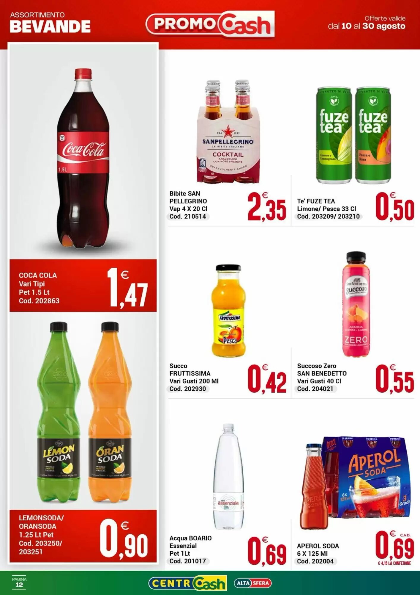 Volantino promozionale Centro Cash  valide dal 10/08/2026 - Pagina 12.