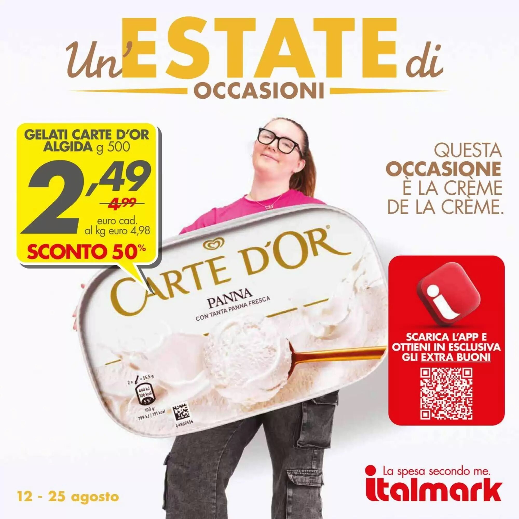 Volantino promozionale Italmark  valide dal 12/08/2026 - Pagina 1.