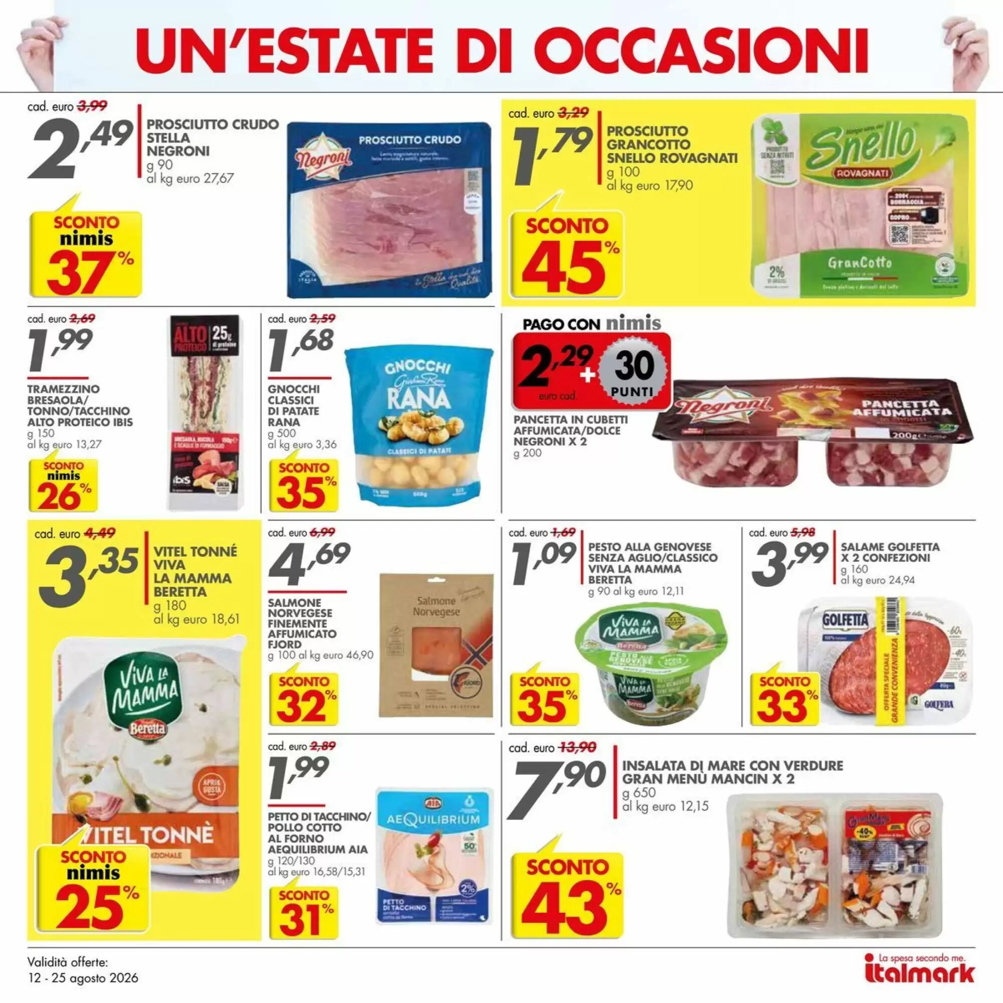 Volantino promozionale Italmark  valide dal 12/08/2026 - Pagina 12.