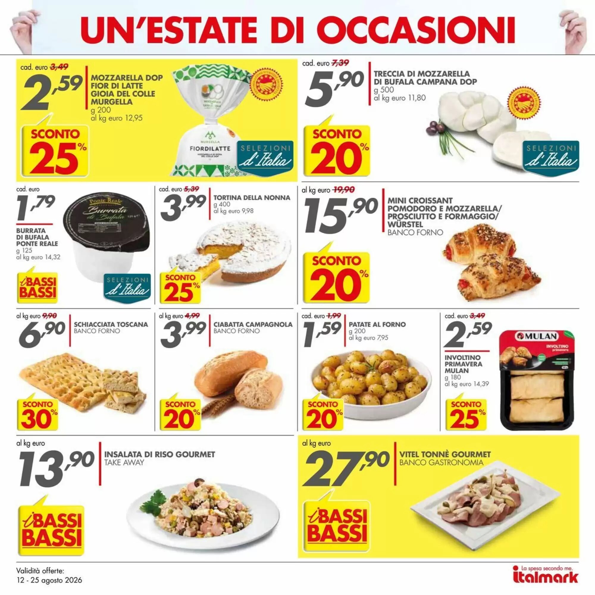 Volantino promozionale Italmark  valide dal 12/08/2026 - Pagina 13.