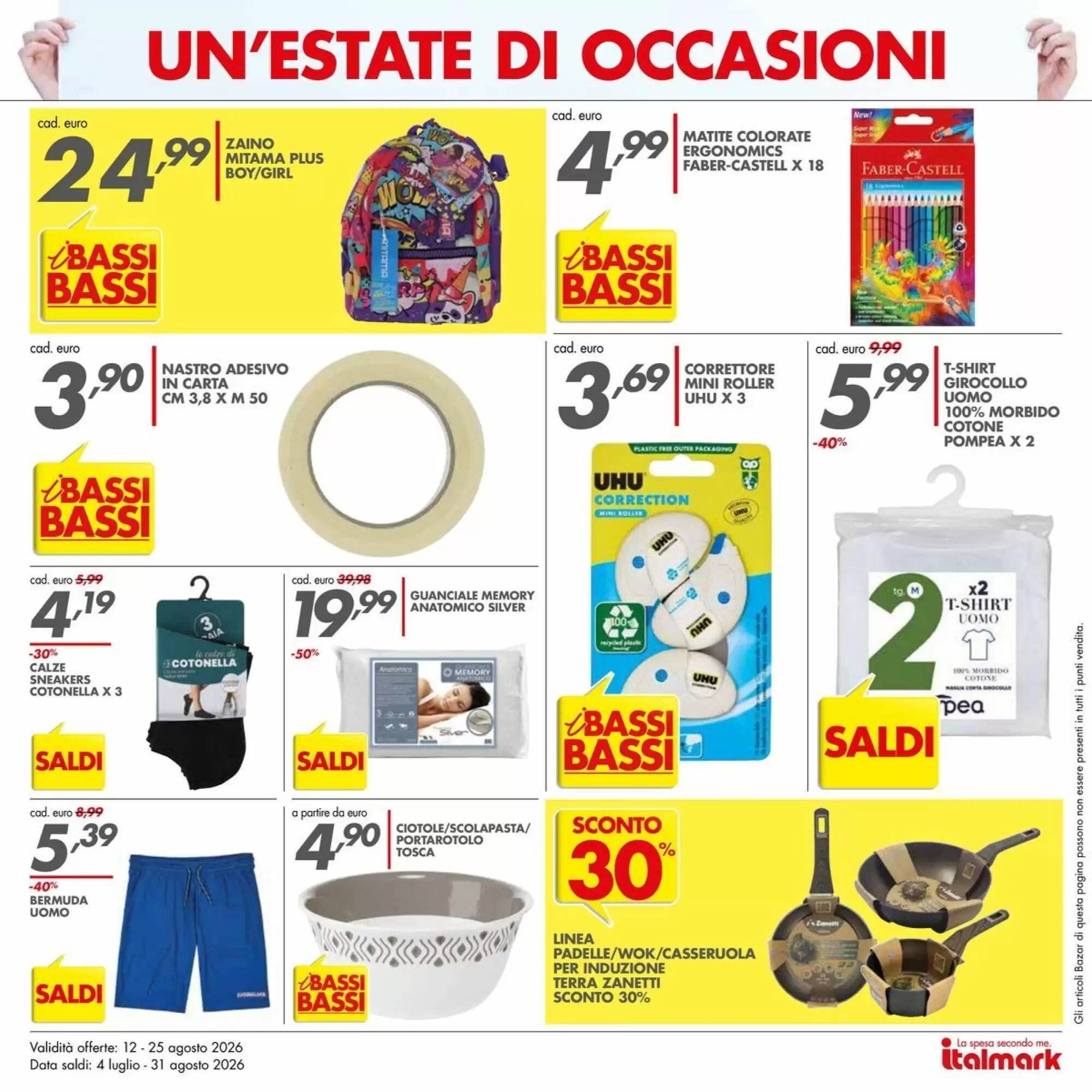 Volantino promozionale Italmark  valide dal 12/08/2026 - Pagina 19.
