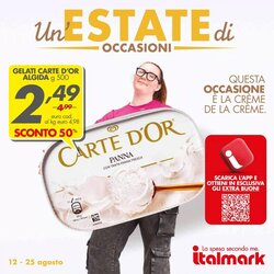 Volantino promozionale Italmark  valide dal 12/08/2026