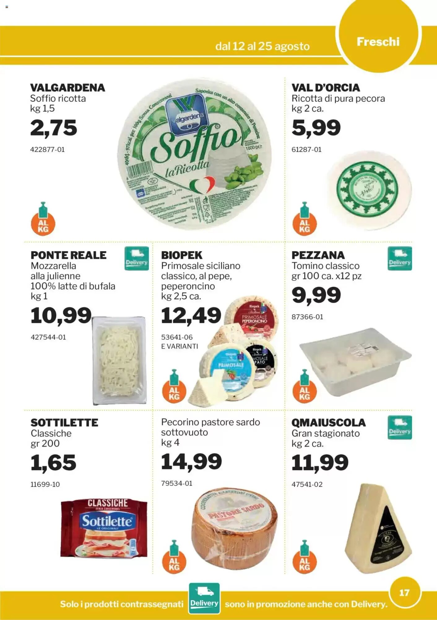 Volantino promozionale GrosMarket  valide dal 12/08/2026 - Pagina 17.