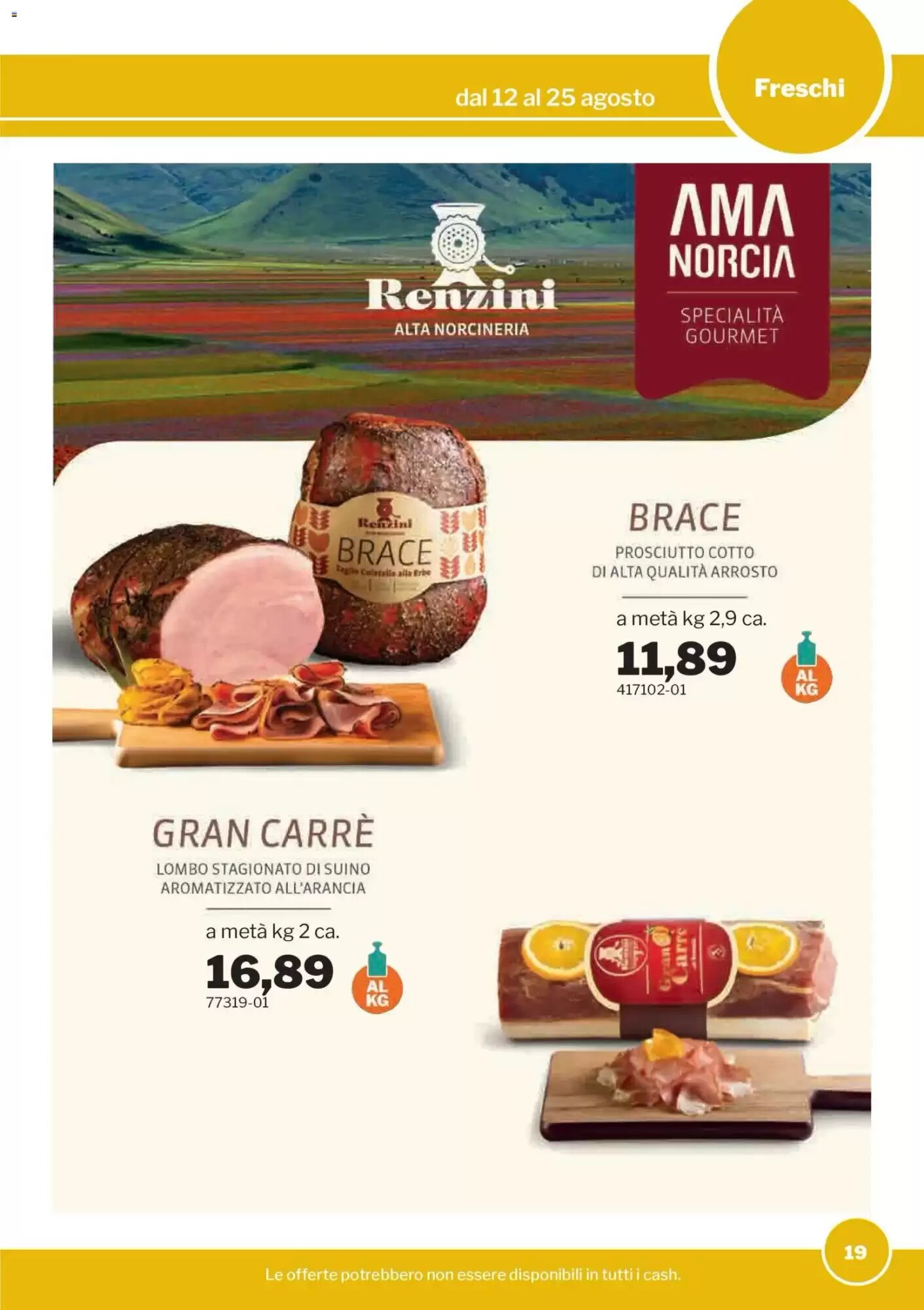 Volantino promozionale GrosMarket  valide dal 12/08/2026 - Pagina 19.