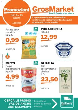 Volantino promozionale GrosMarket  valide dal 12/08/2026