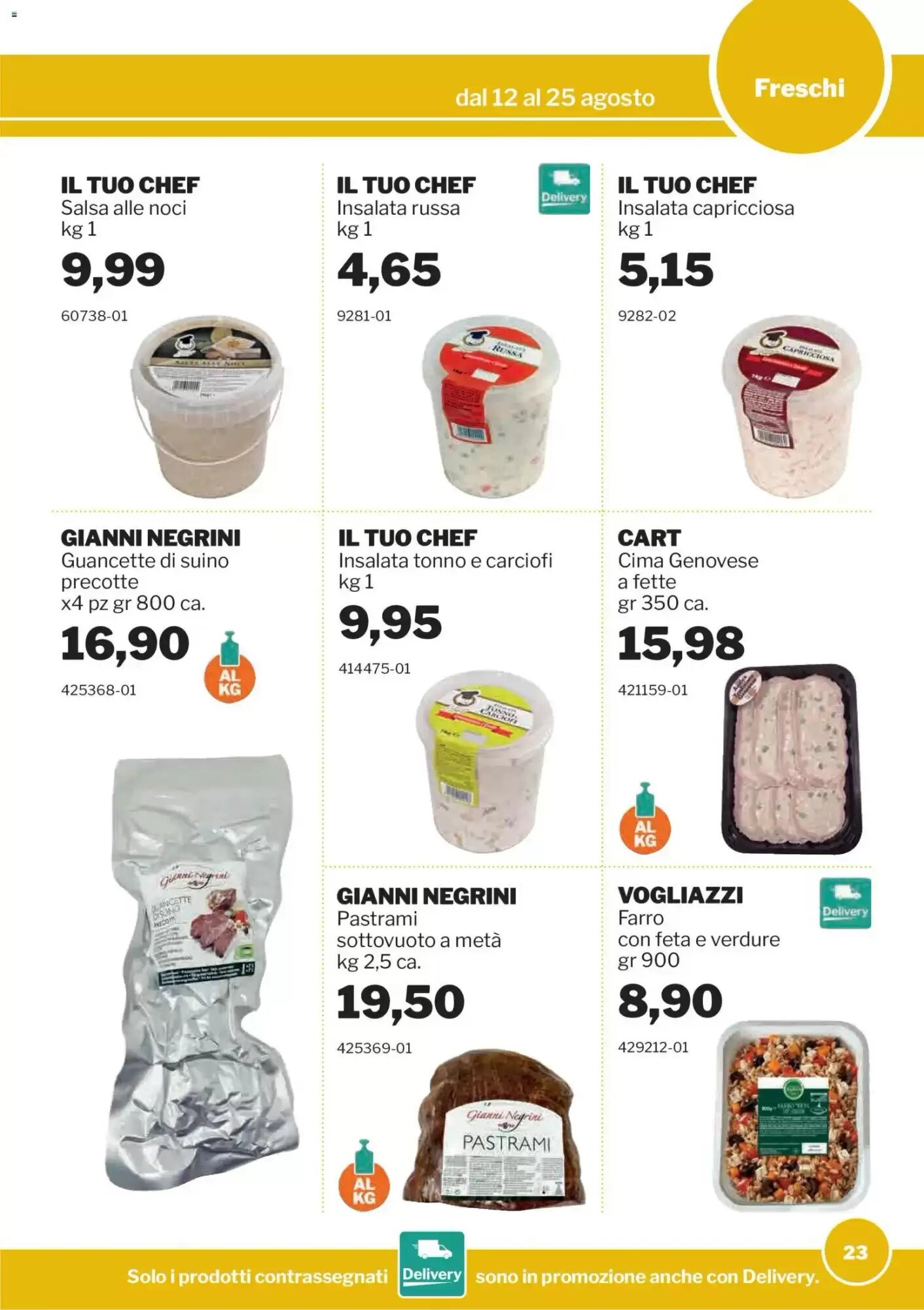 Volantino promozionale GrosMarket  valide dal 12/08/2026 - Pagina 23.