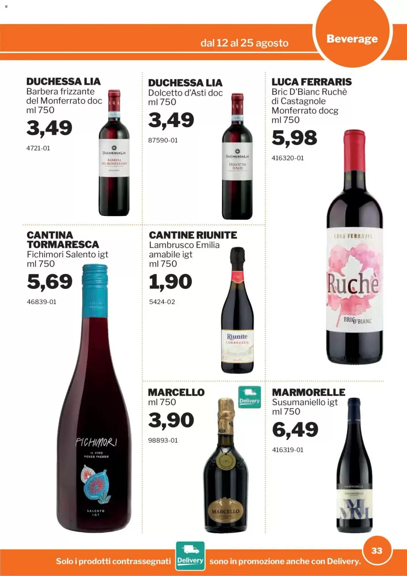 Volantino promozionale GrosMarket  valide dal 12/08/2026 - Pagina 33.