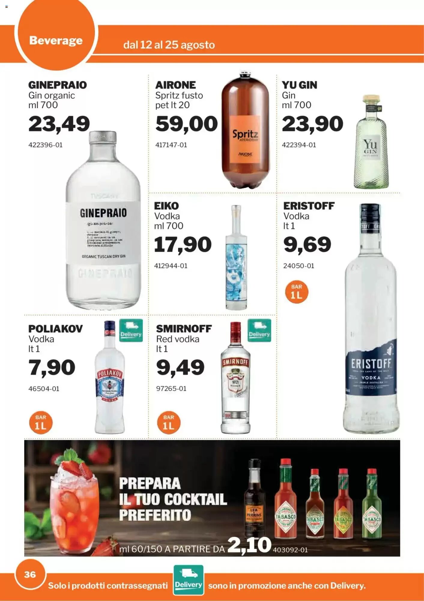 Volantino promozionale GrosMarket  valide dal 12/08/2026 - Pagina 36.
