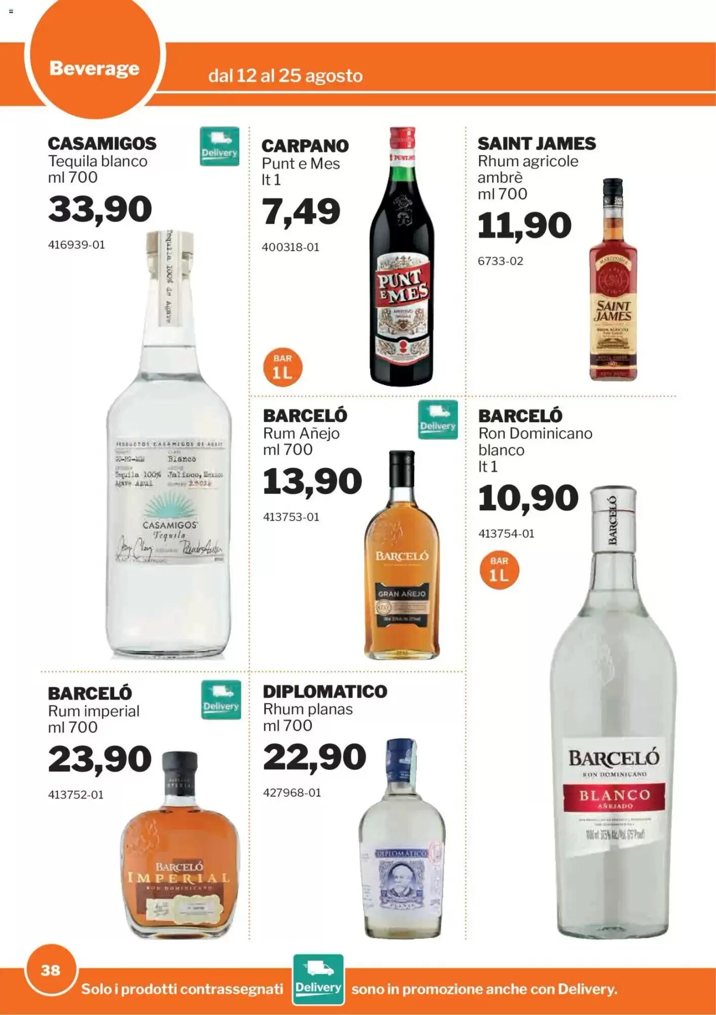 Volantino promozionale GrosMarket  valide dal 12/08/2026 - Pagina 38.