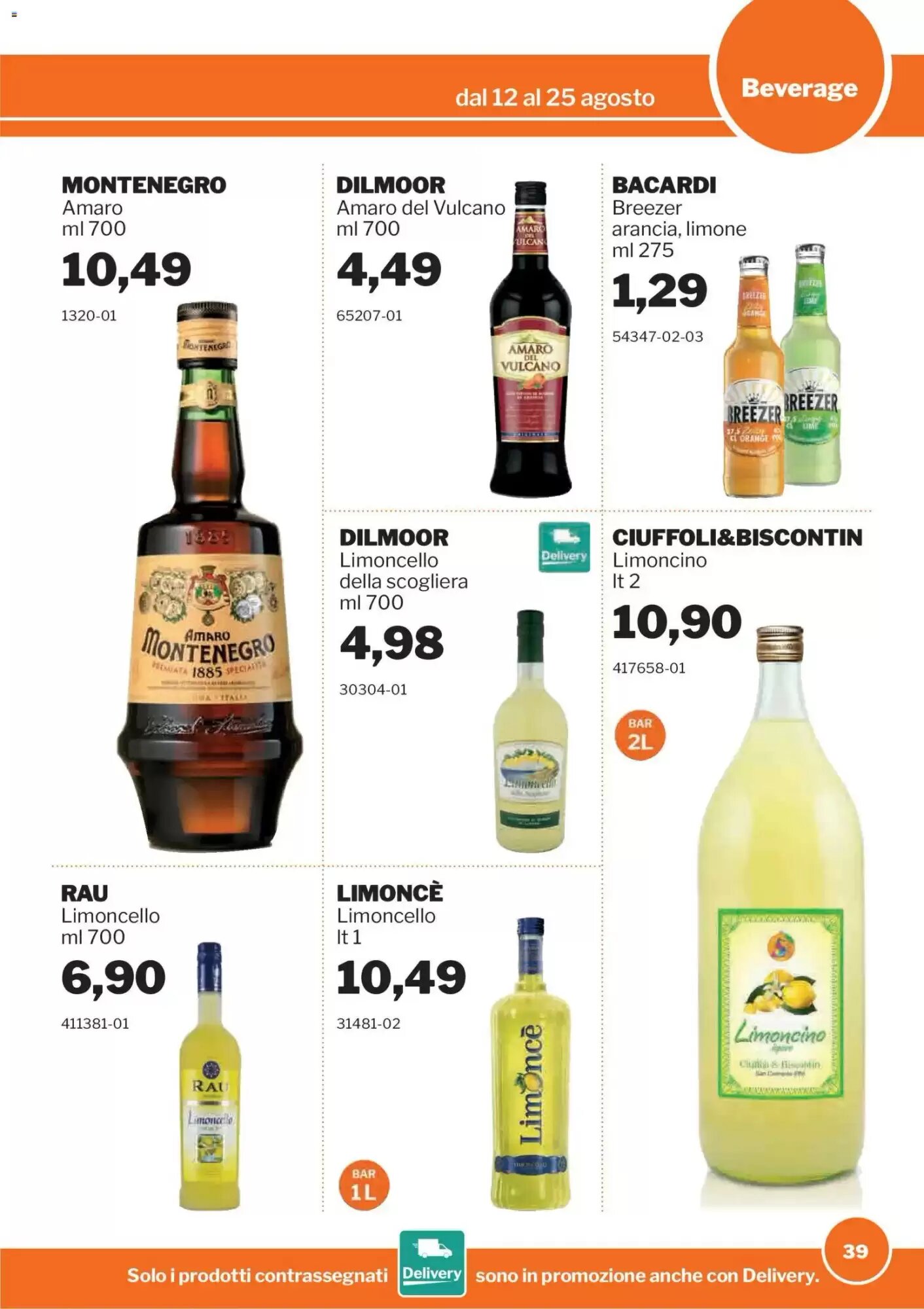 Volantino promozionale GrosMarket  valide dal 12/08/2026 - Pagina 39.
